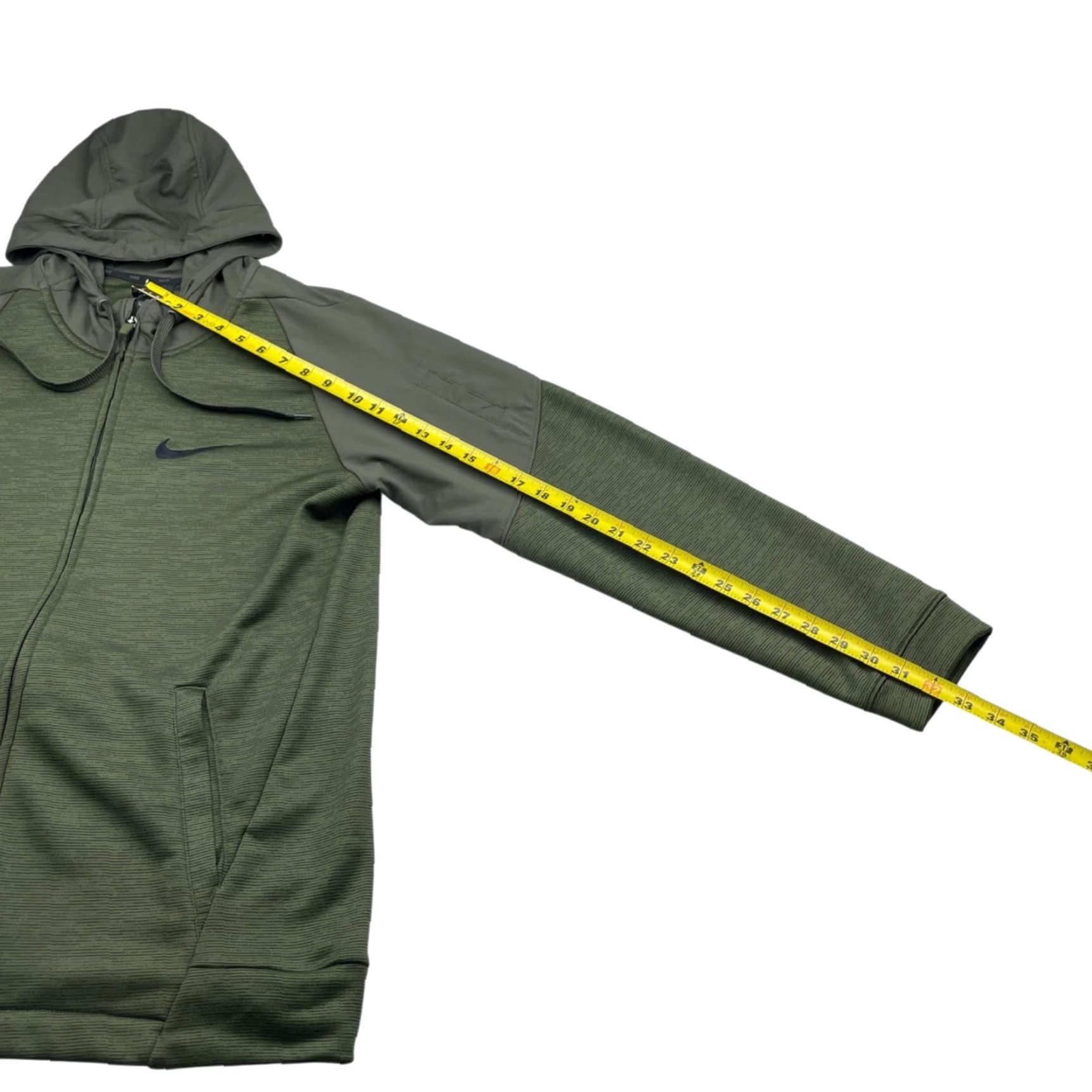 Nike Nike Men’s Hoodie Green Full Zip" Size US M / EU 48-50 / 2 - 7 Thumbnail