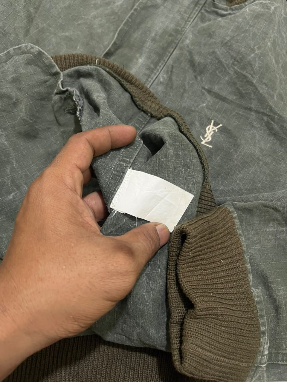 Yves Saint Laurent Yves Saint Laurent Pour Homme Canvas Jacket Size US M / EU 48-50 / 2 - 7 Thumbnail