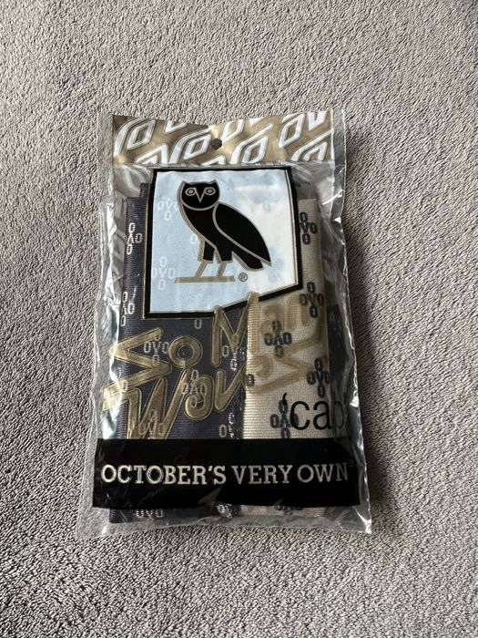 Octobers Very Own OVO x So Many Waves Durag - Black and Gold