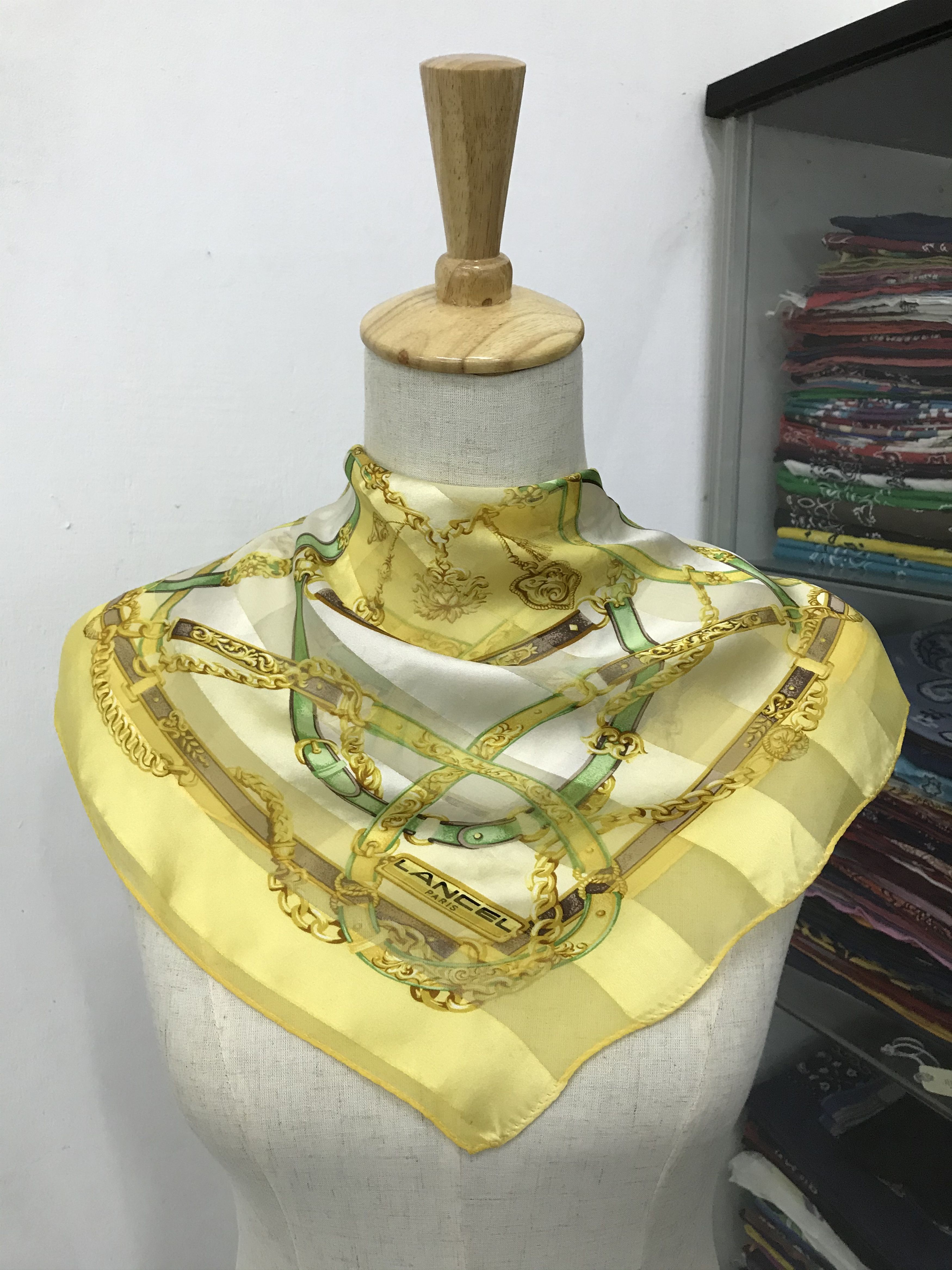 Lancel Vintage Lancel Silk Scarf Size ONE SIZE - 1 Thumbnail