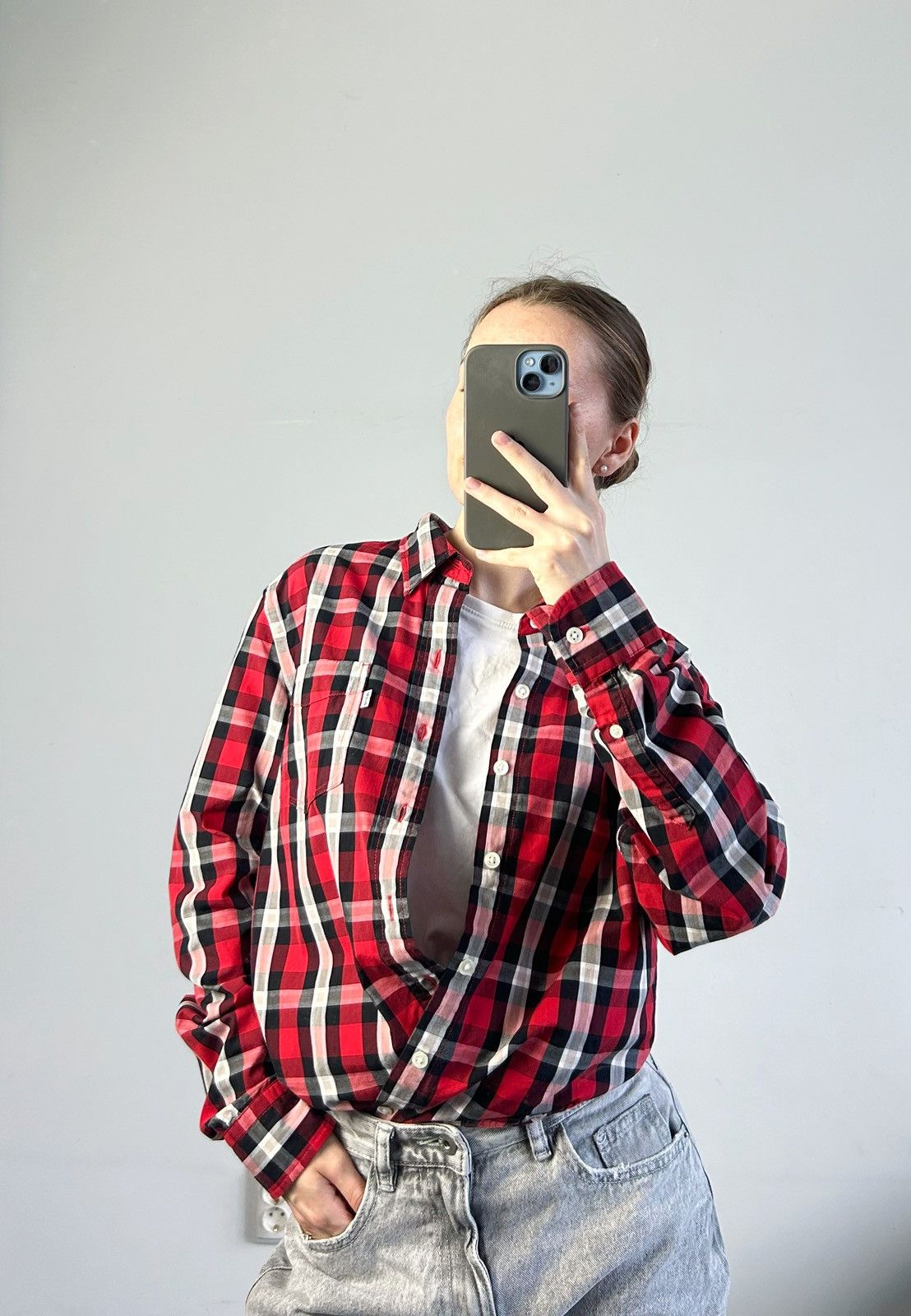 Levi's Levi’s shirt Levis LumberJack Style Sleeve Cotton RED Check Size US S / EU 44-46 / 1 - 7 Thumbnail
