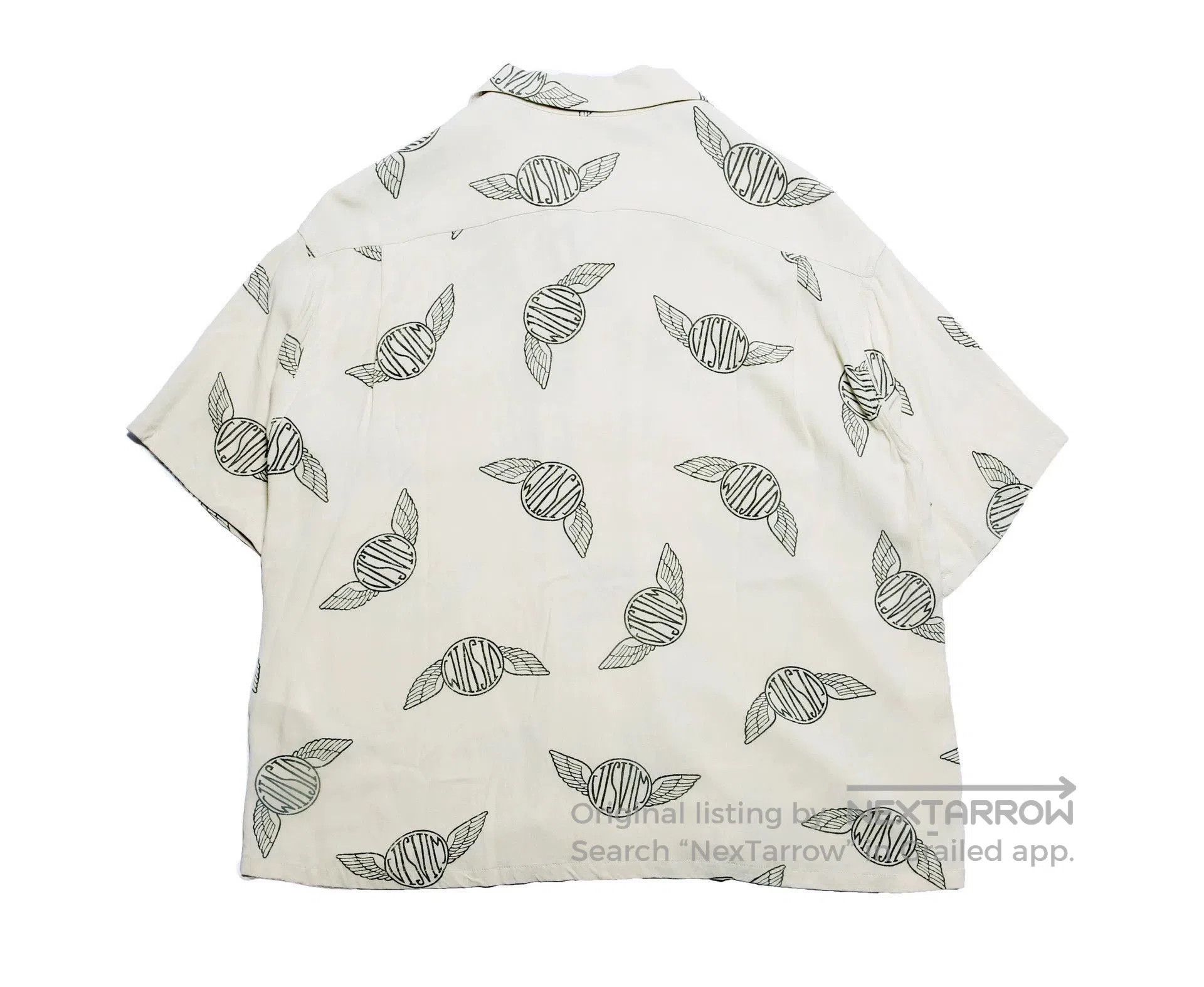 Visvim Beige Short Sleeve Graphic Print Button-Up Shirt. Size US S / EU 44-46 / 1 - 2 Thumbnail
