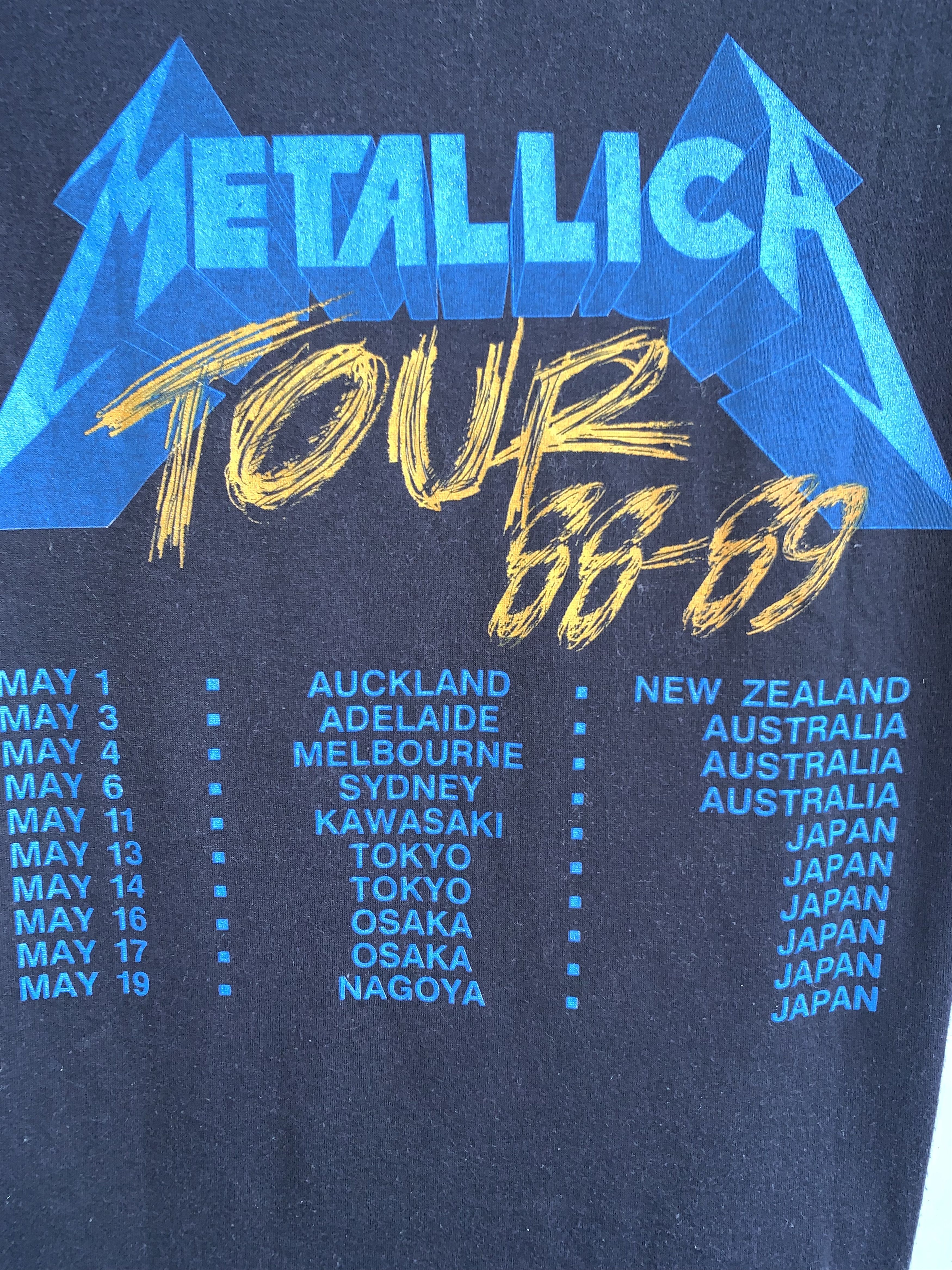 Metallica Metallica Tour 1988's Vintage T-Shirt Size US L / EU 52-54 / 3 - 8 Thumbnail