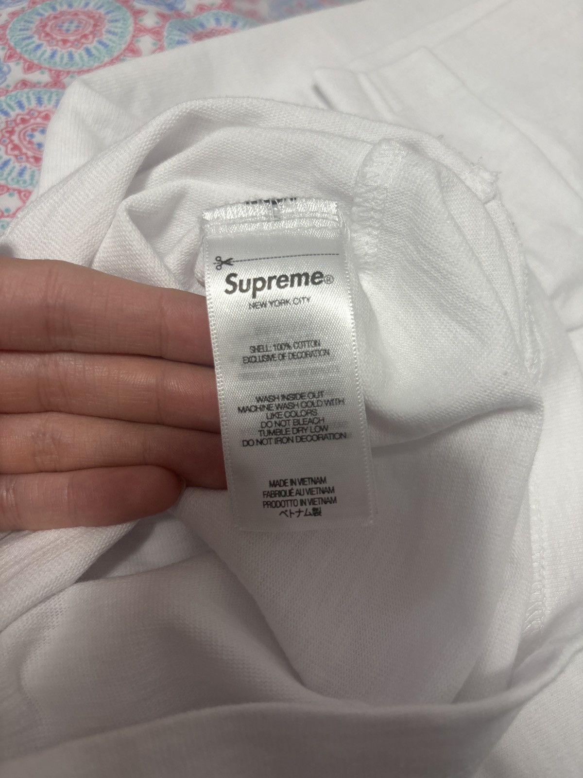 Supreme 2025 Supreme Satin Appliqué Short-Sleeve Top 'White Size US S / EU 44-46 / 1 - 3 Thumbnail