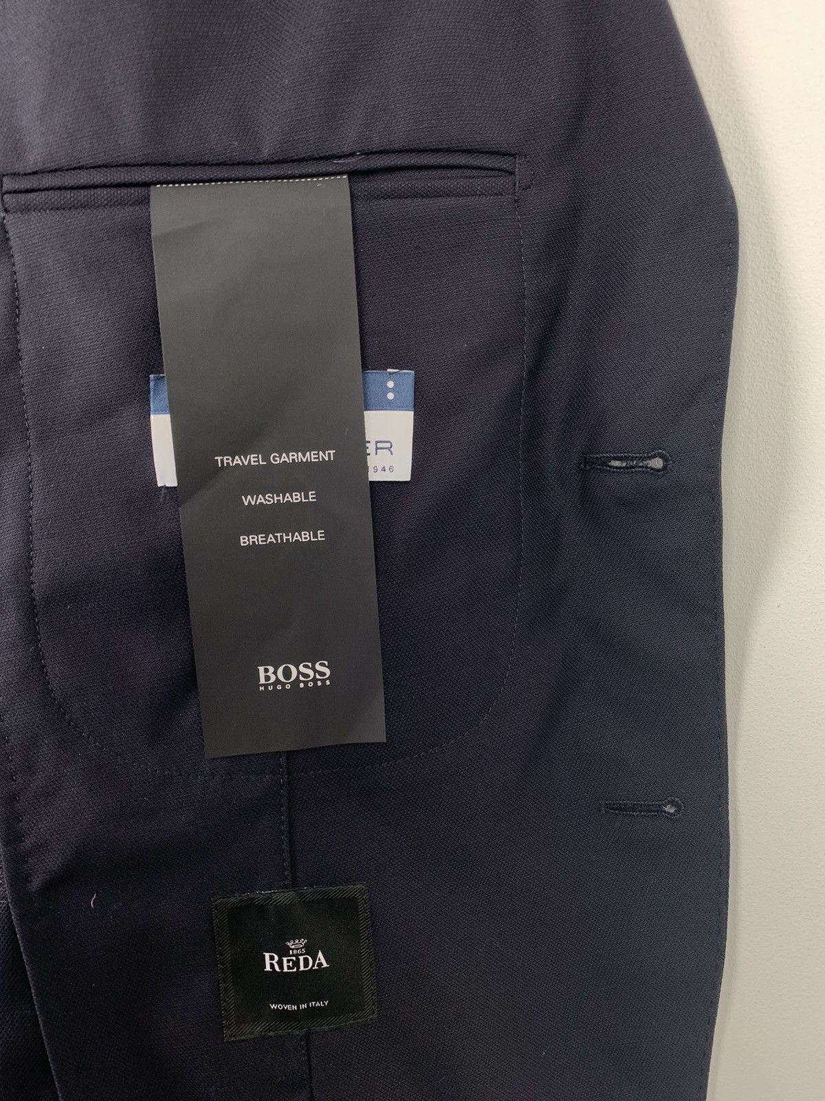 Designer × Hugo Boss Hugo Boss Wool Blazer 50 Size Size 40R - 9 Thumbnail