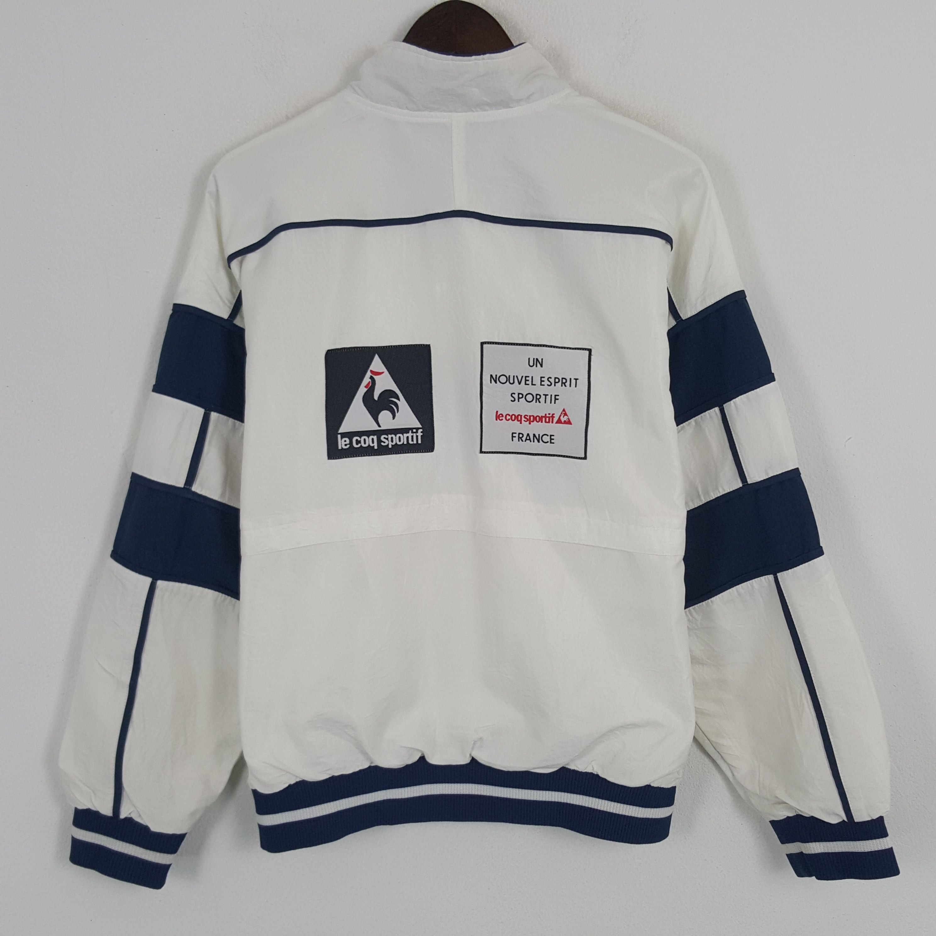 Le Coq Sportif × Vintage Vintage Le Coq Sportif Windbreaker Sport Jacket Size US L / EU 52-54 / 3 - 1 Thumbnail