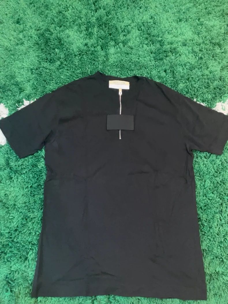 1017 ALYX 9SM Black Functional Zip Short Sleeve Tee Size US XL / EU 56 / 4 - 1 Thumbnail