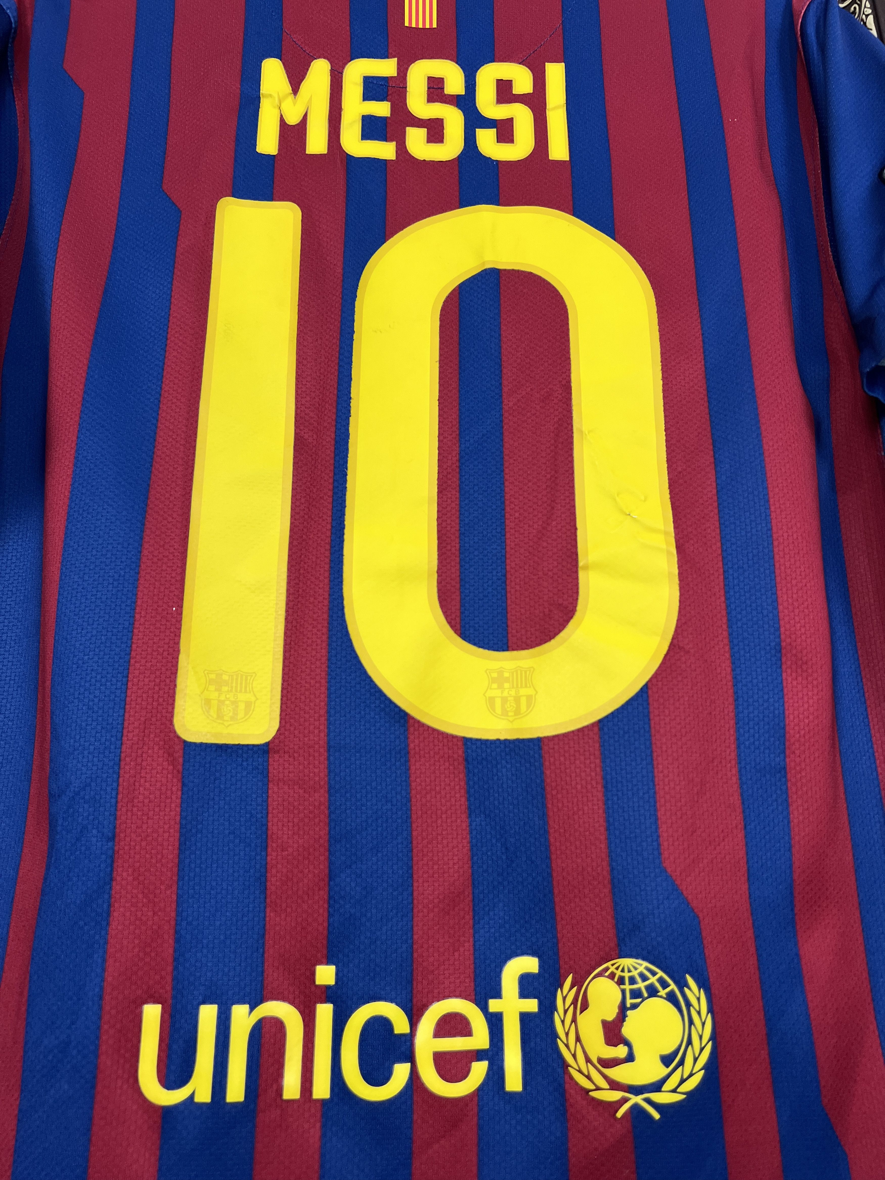 Nike Barcelona Home football shirt 2011 Soccer #10 Messi Nike Size US M / EU 48-50 / 2 - 2 Thumbnail
