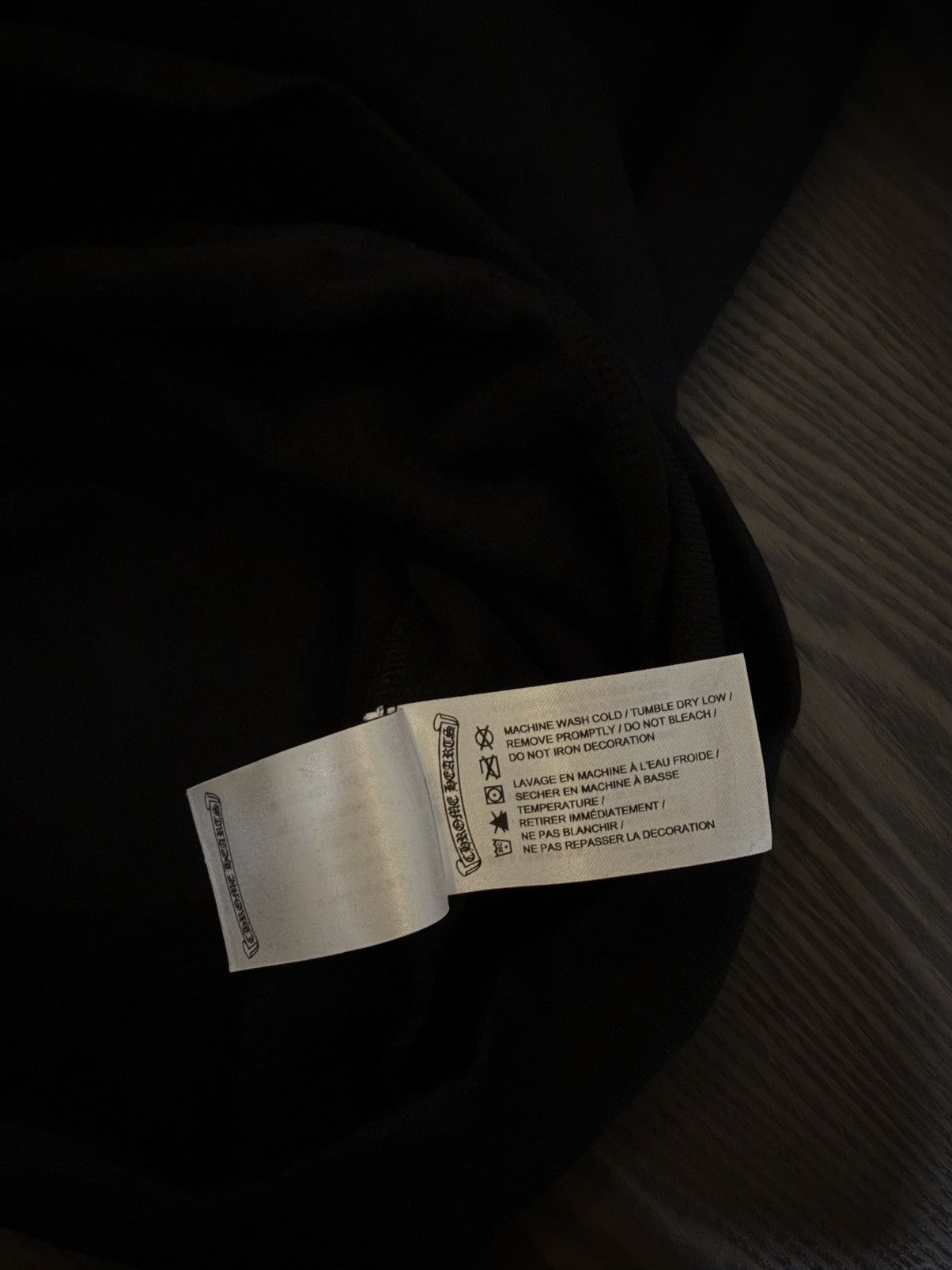 Chrome Hearts Chrome Hearts Scroll Logo Hoodie Black / White Size US M / EU 48-50 / 2 - 14 Thumbnail
