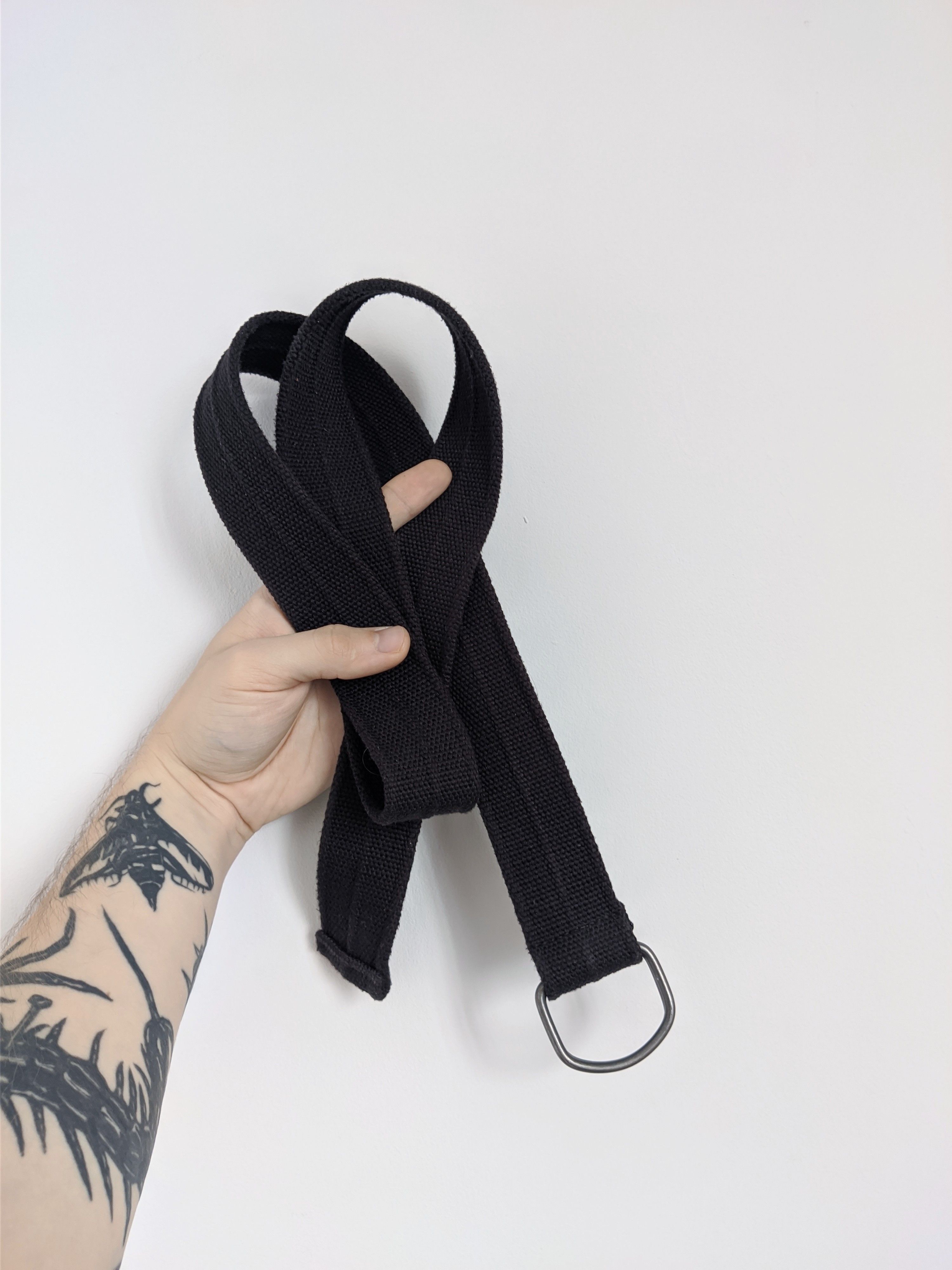 Vintage Vintage cotton belt black y2k gothic Size ONE SIZE - 2 Thumbnail