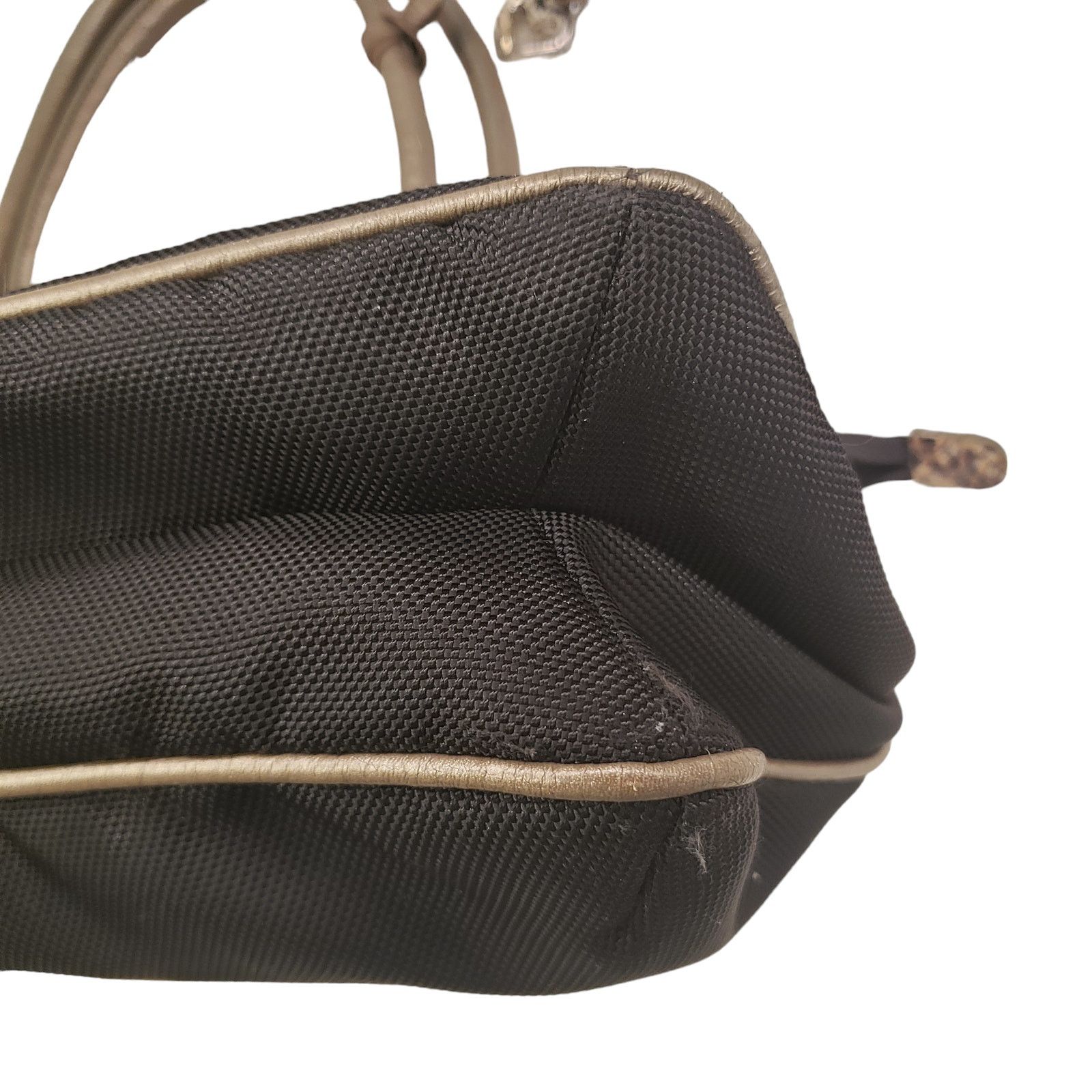 Brighton Womens Brighton Handbag Faux Python Trim Shoulder Bag Black Size ONE SIZE - 16 Thumbnail