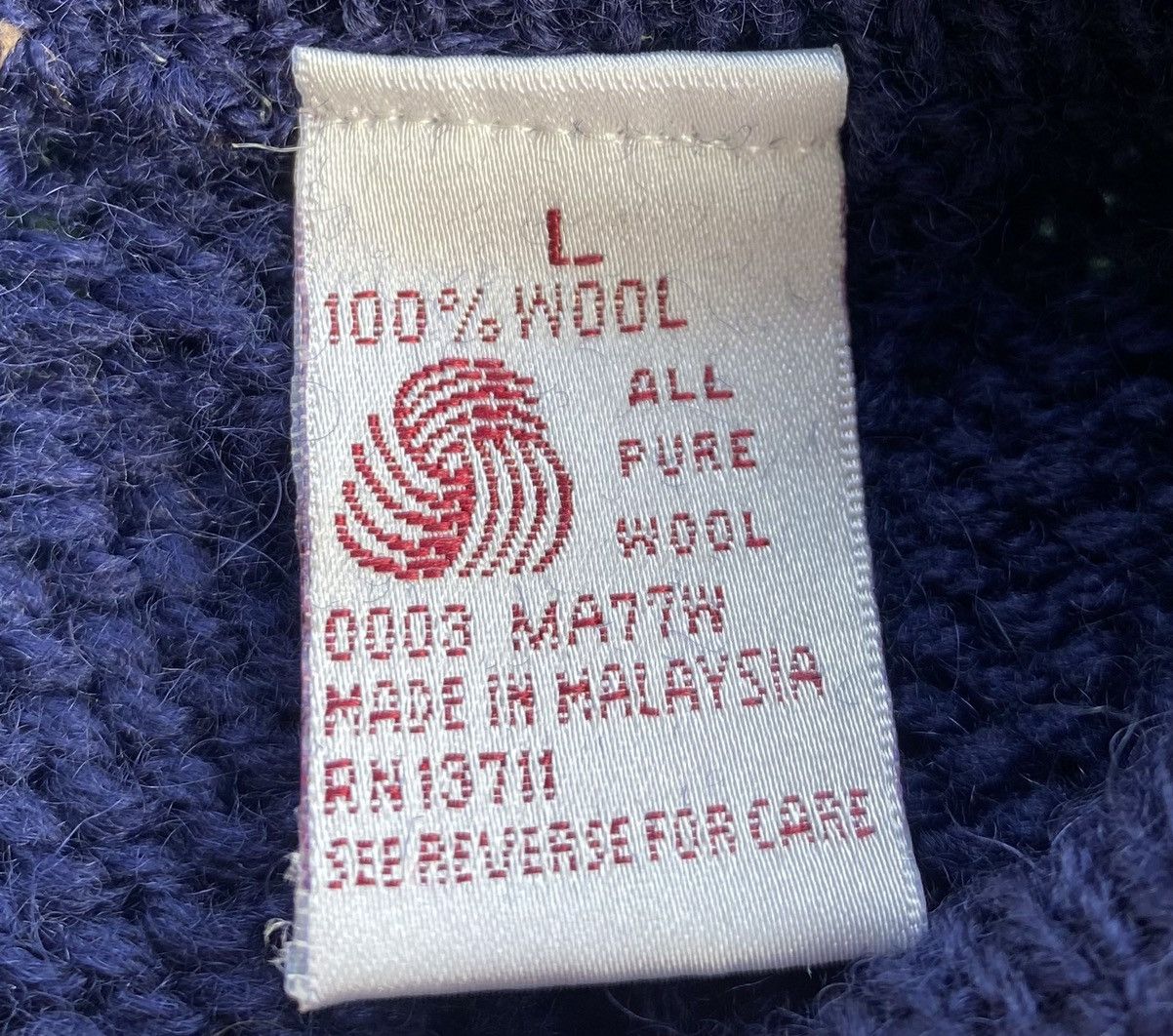John Ashford Vintage 90’s John Ashford Striped 100% Wool Sweater Medium Size US M / EU 48-50 / 2 - 6 Thumbnail