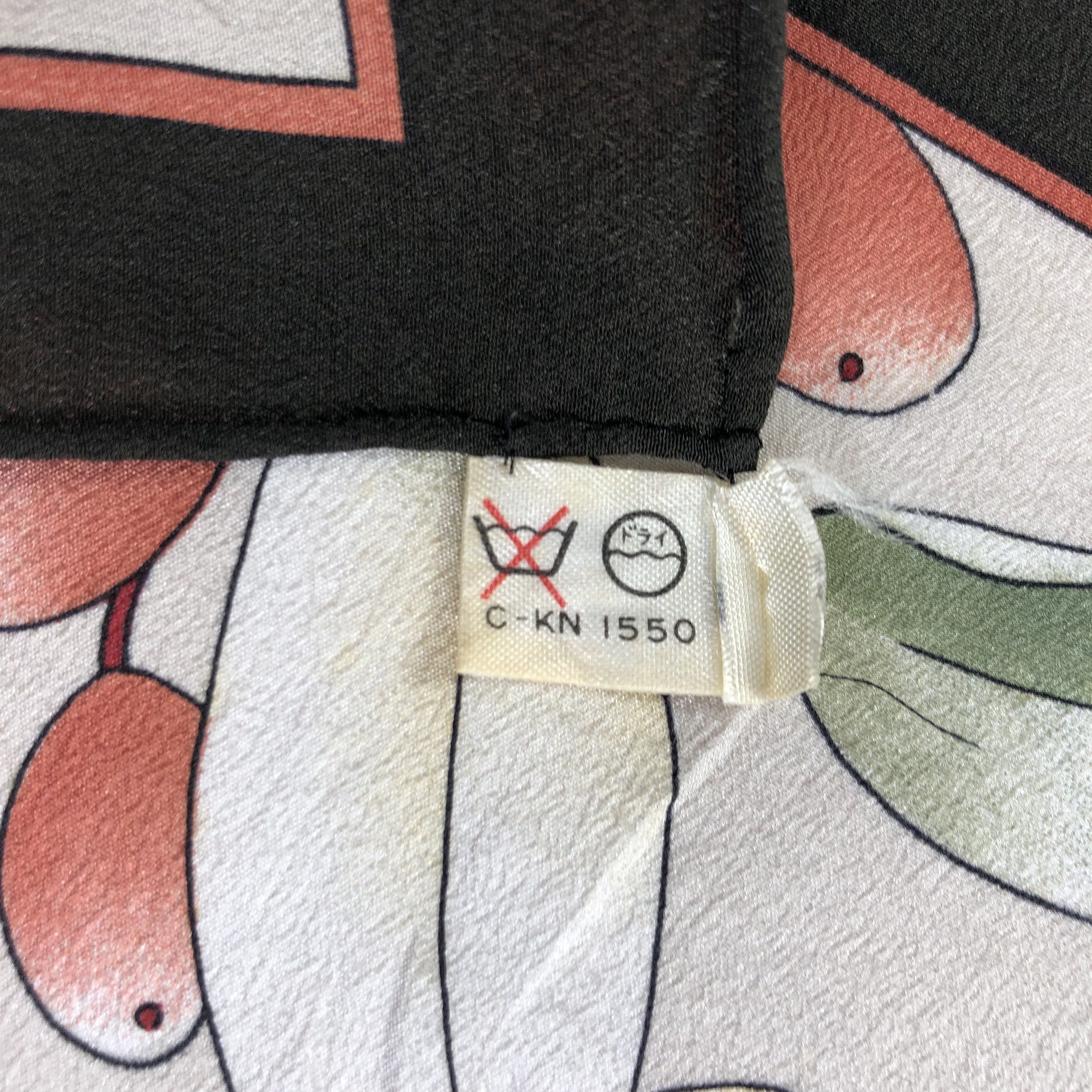 Vintage Vintage Silk Scarf Size ONE SIZE - 6 Thumbnail