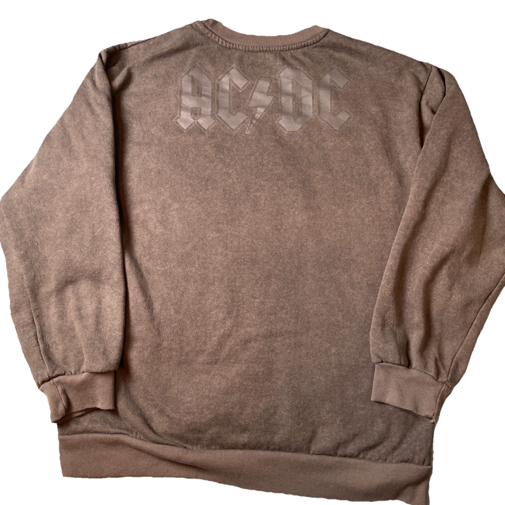 Doublet AC/DC Sweatshirt Gray Patch Double-Sided Crew Neck Dolman Sleeve L Regular Womens Large Size L / US 10 / IT 46 - 4 Thumbnail
