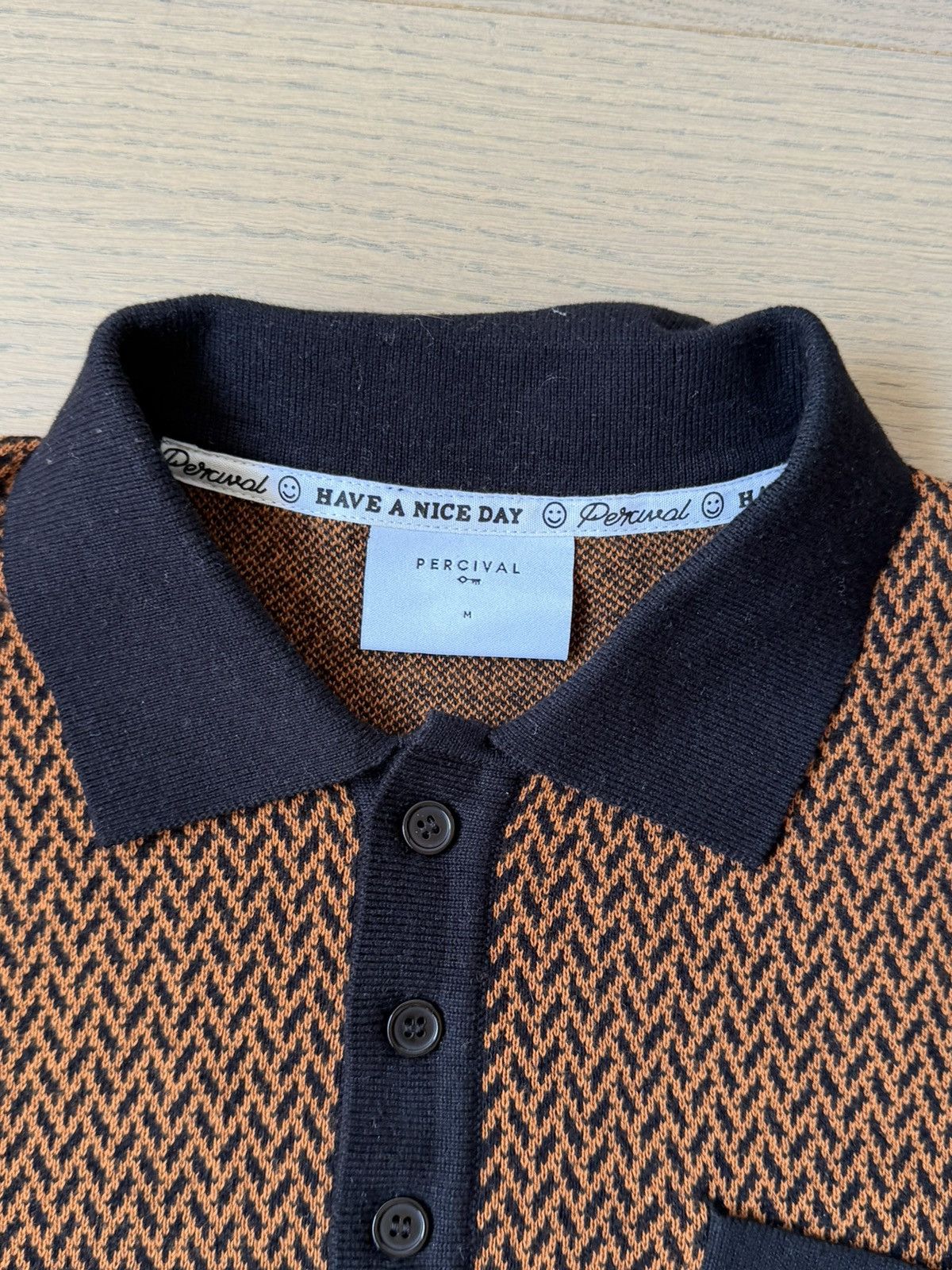 Percival Espresso Casa Martini Knit Polo Size US M / EU 48-50 / 2 - 3 Thumbnail