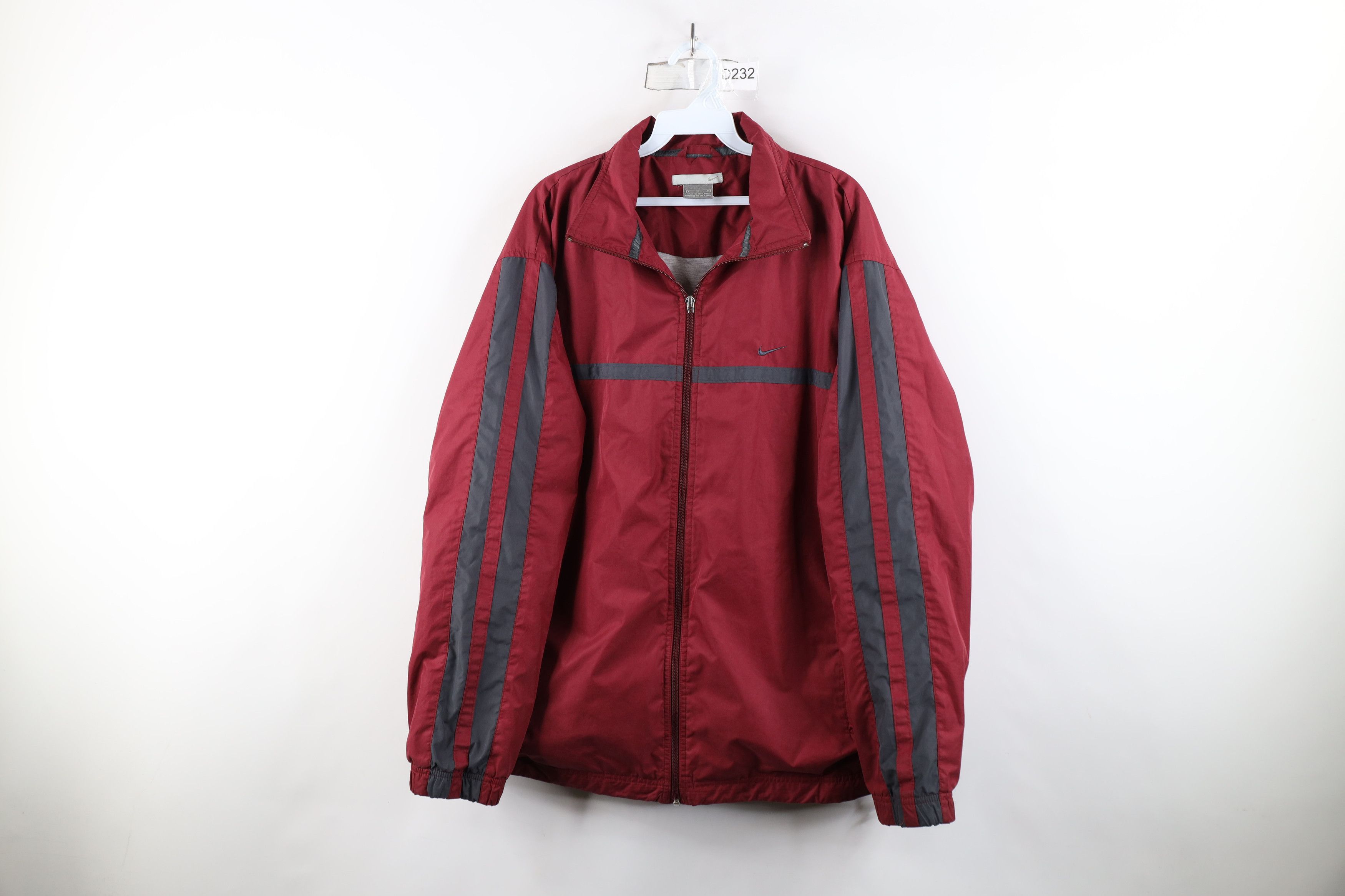 Nike × Vintage Vintage Nike Scott Mini Swoosh Lined Windbreaker Jacket Size US L / EU 52-54 / 3 - 1 Thumbnail
