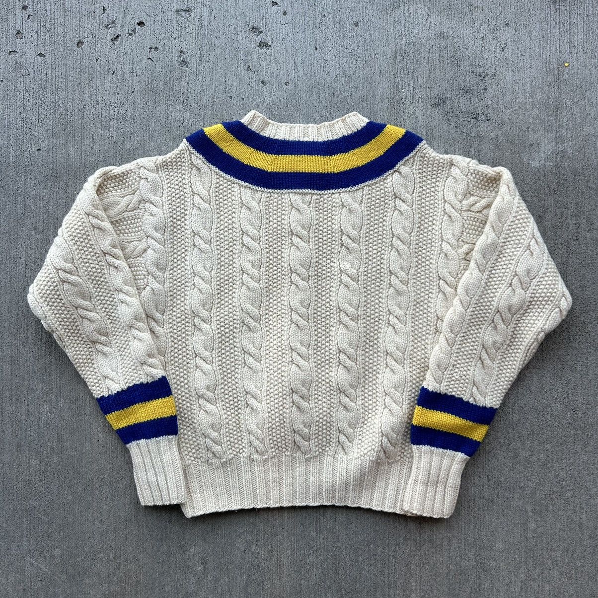 Polo Ralph Lauren Rare classic polo Ralph Lauren college knit sweater Size S / US 4 / IT 40 - 3 Thumbnail