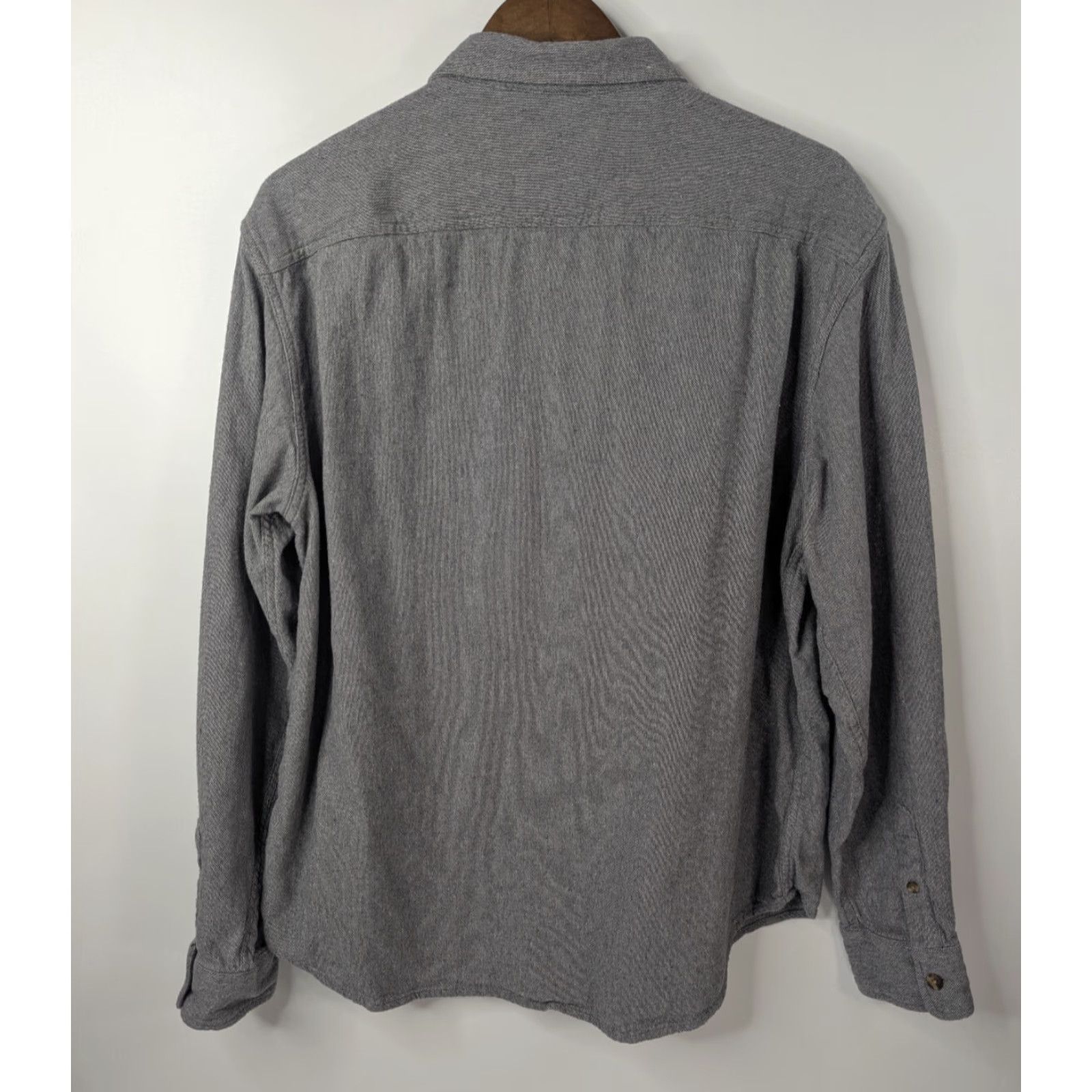 Old Navy Old Navy Button-Up Shirt XL Gray Long Sleeve Flannel Cotton Size US XL / EU 56 / 4 - 4 Thumbnail