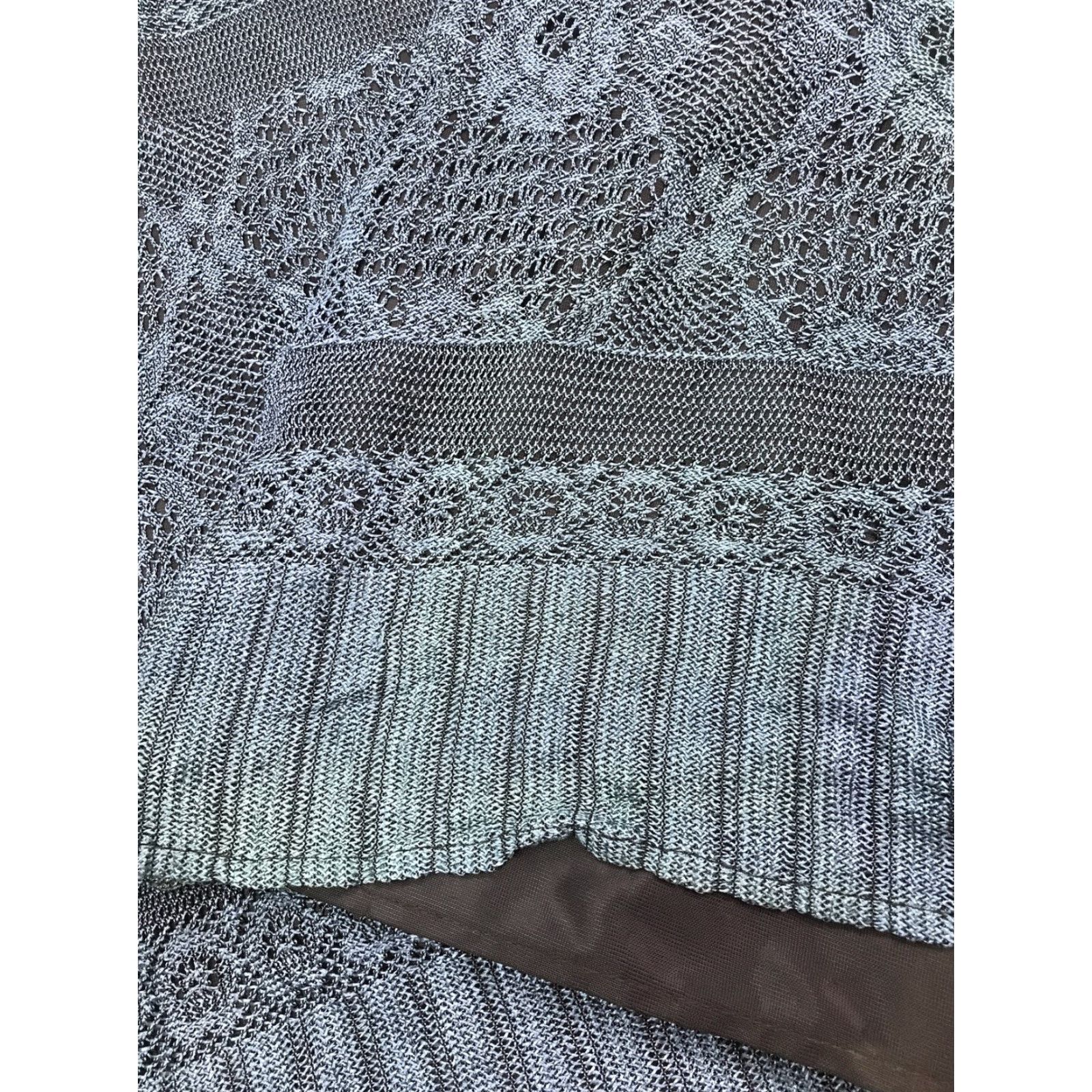 Vintage Vintage 90s Blue Lace Shift Dress by Ronni Nicole User: Vintage 90s Blue Lace Shift Dress by Ronni Nicole Size 28" / US 6 / IT 42 - 8 Thumbnail