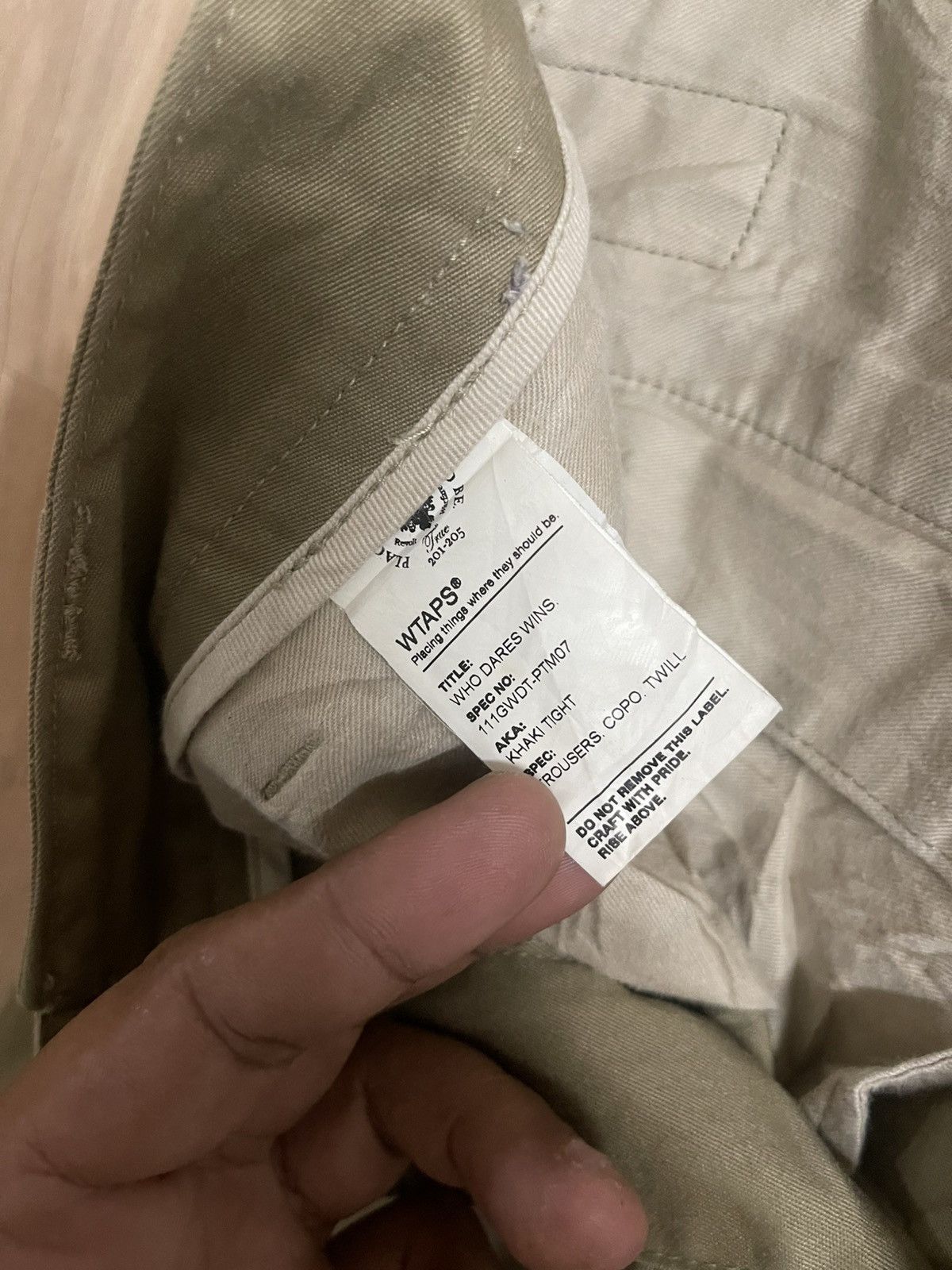 Neighborhood × Wtaps Vintage Wtaps Chino Pants Trousers W31 L36.5 Made in Japan Size US 31 - 7 Thumbnail