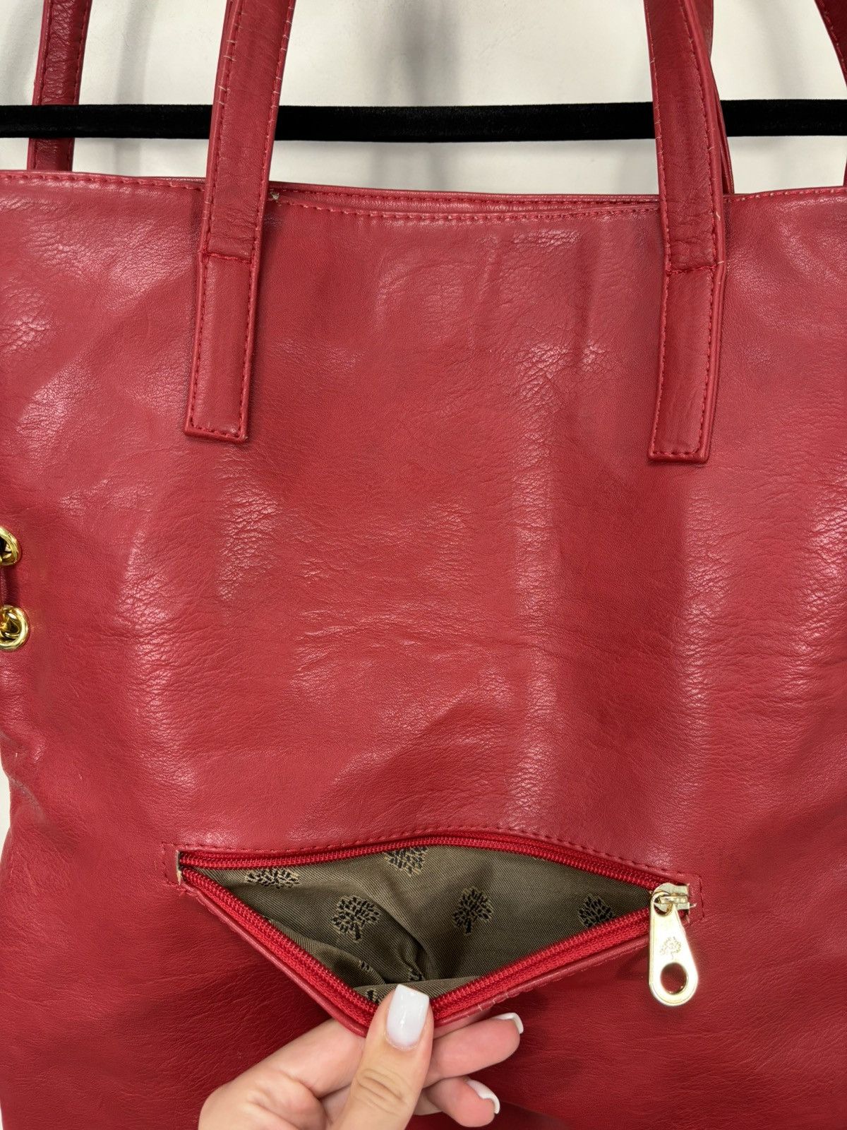 Mulberry Mulberry Rare Red Leather Crossbody Deep Tote Bag Size ONE SIZE - 22 Thumbnail