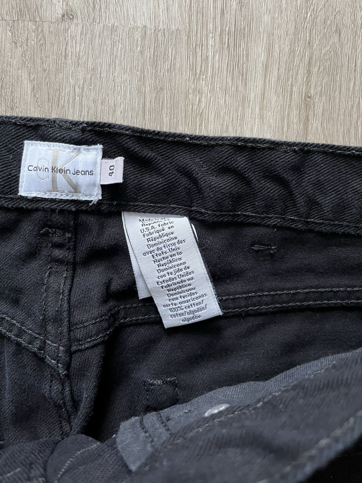 Calvin Klein Calvin Klein Black Jeans Size US 37 - 4 Thumbnail