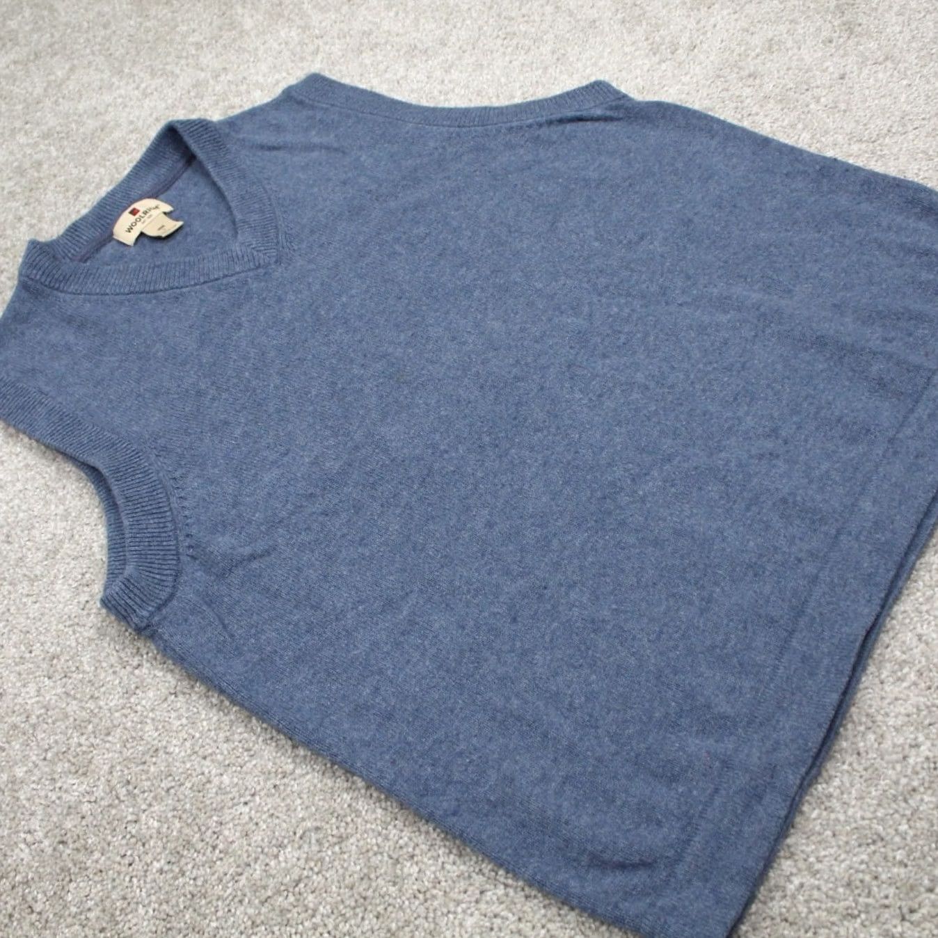 Vintage Woolrich Sweater Vest Mens Large Blue Cotton/Lambswool V-Neck Soft Pullover Vest Mens Large Blue Woolrich Sweater Vest Size US L / EU 52-54 / 3 - 6 Thumbnail