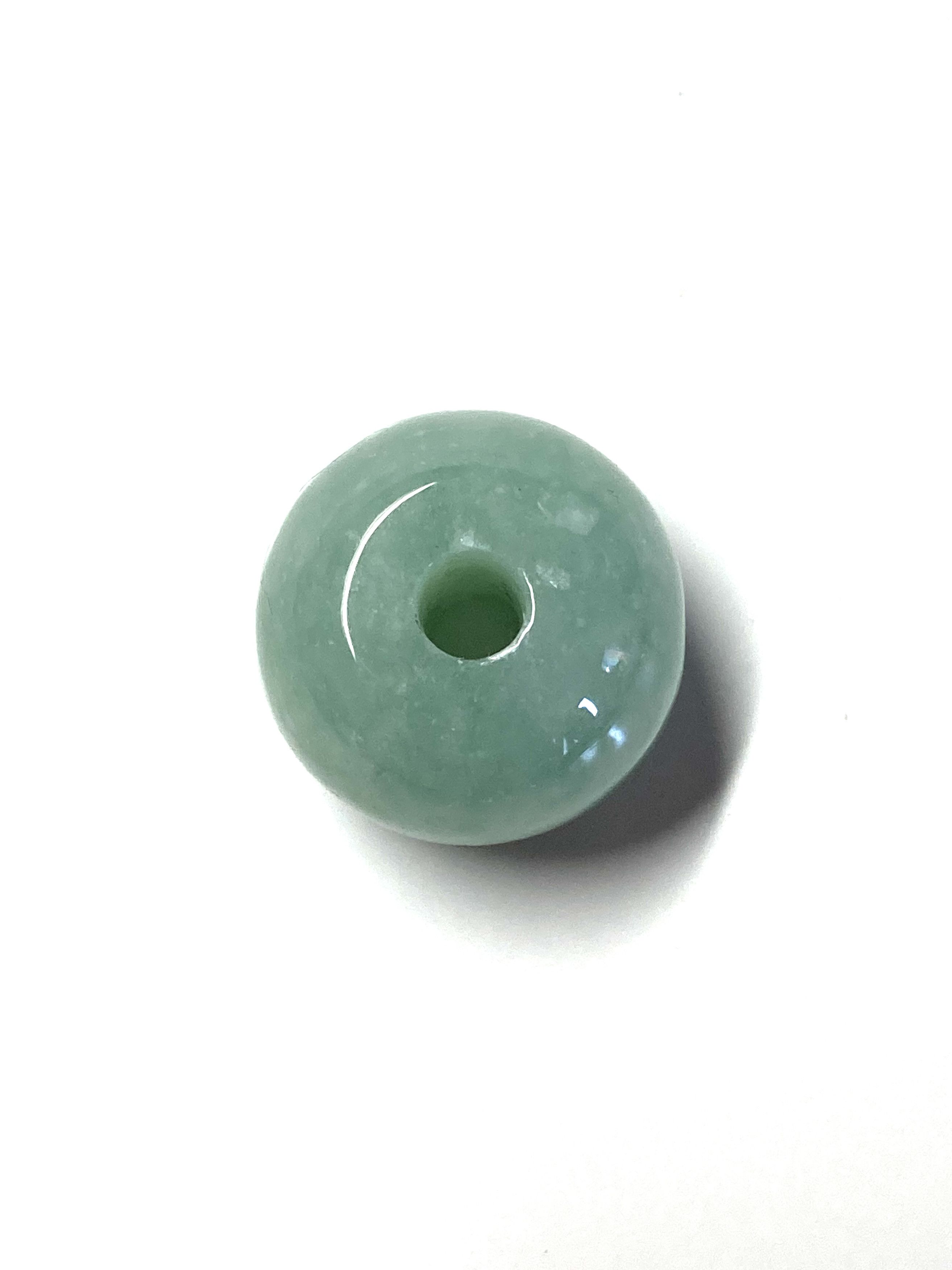 Other 60010 Certified Jadeite jade Green Circle 17mm Bead pendant Size ONE SIZE - 6 Thumbnail