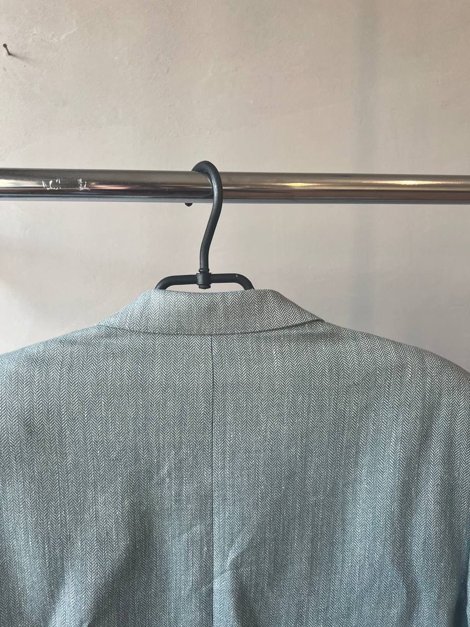 Celine 80/90’s CELINE HOMME RARE GREY MENS LINEN BLAZER JACKET 48 Size US L / EU 52-54 / 3 - 11 Thumbnail