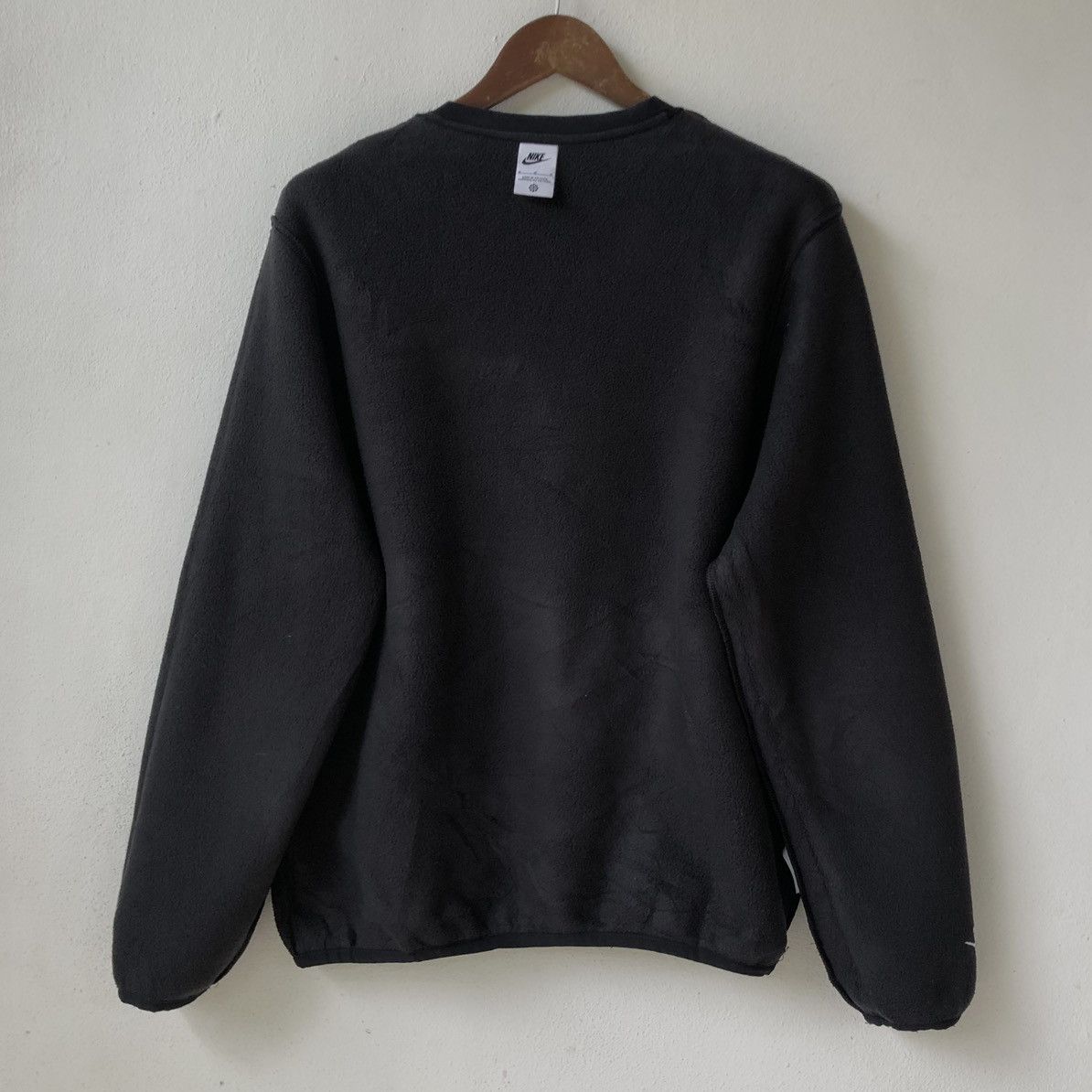 Nike NIKE Faux Fur Fleece Sweatshirt - Embroidered Swolsh Logo Size US S / EU 44-46 / 1 - 5 Thumbnail