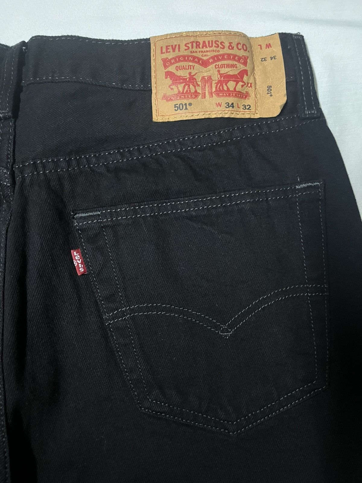 Revenge REVENGE SKELETON ANGEL DENIM JEANS BLACK Size US 34 / EU 50 - 3 Thumbnail