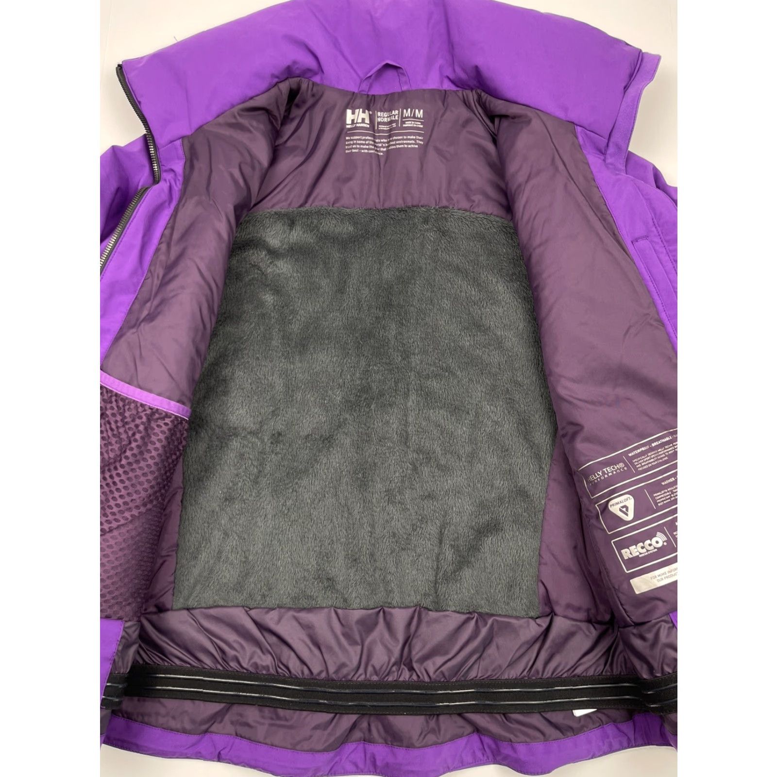 Helly Hansen Helly Hansen Jacket Women's M Purple Snowboard Lined Vented Tech Performance Ski Size M / US 6-8 / IT 42-44 - 4 Thumbnail