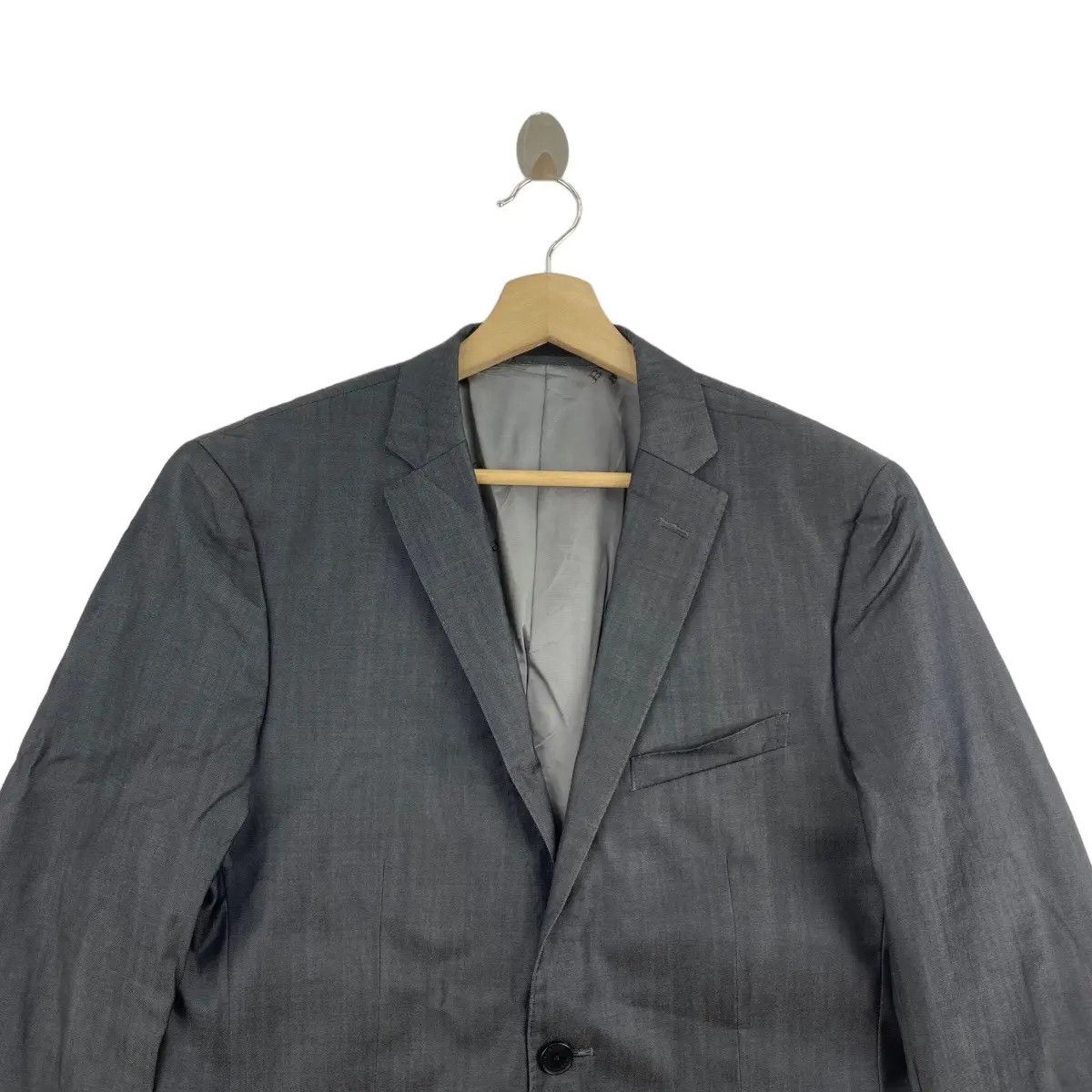 Burberry Vtg BURBERRY London BLACK LABEL Made In Japan Blazer 2 Size 38R - 2 Thumbnail