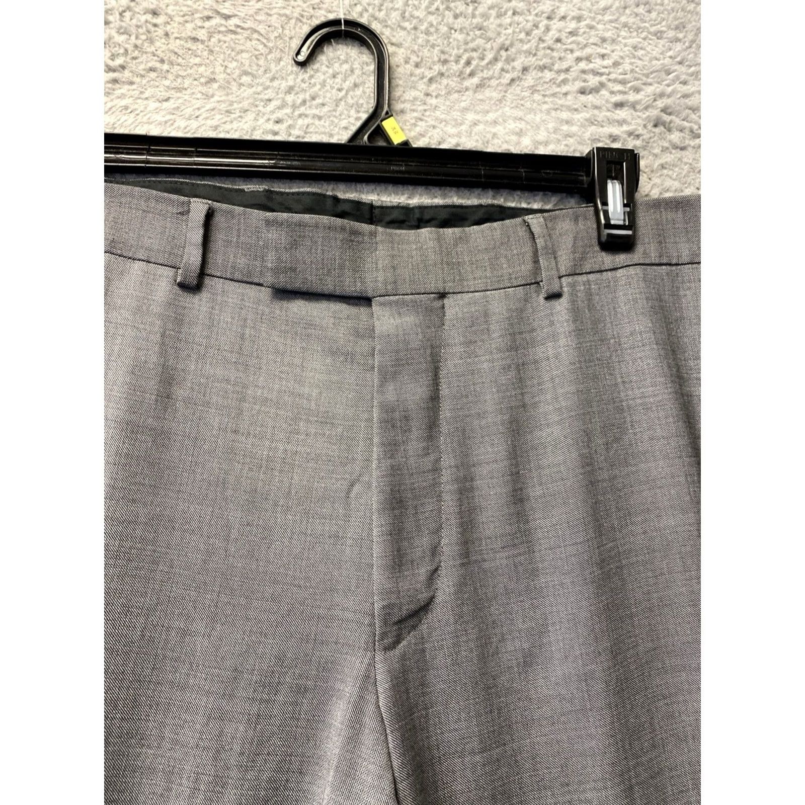 Hugo Boss Hugo Boss Dress Pants Mens 38 X 34 Gray /0742 Slim Straight Flat Front Zipper 34 Inseam Regular Size Type Men 0742 Size US 38 / EU 54 - 2 Thumbnail