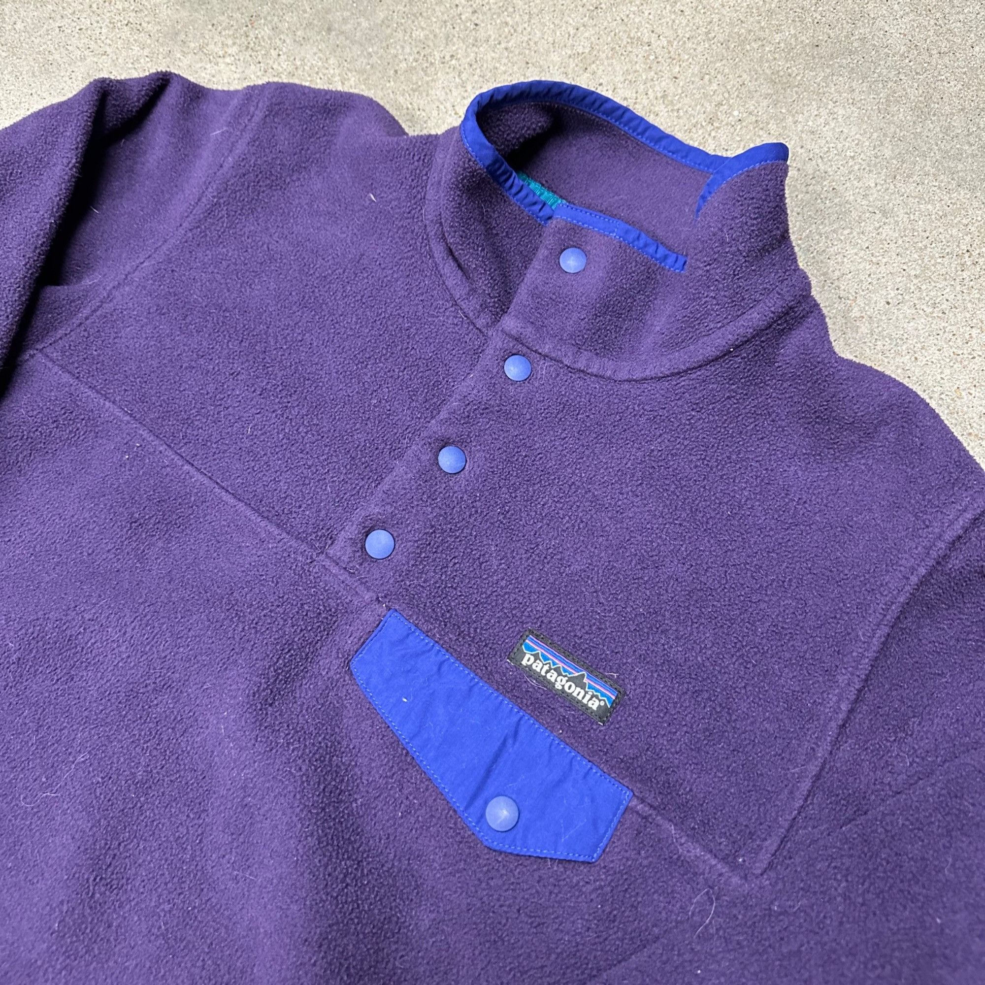 Patagonia × Vintage Vintage Patagonia Synchilla Snap Up Pullover Fleece Jacket P Size US S / EU 44-46 / 1 - 2 Thumbnail
