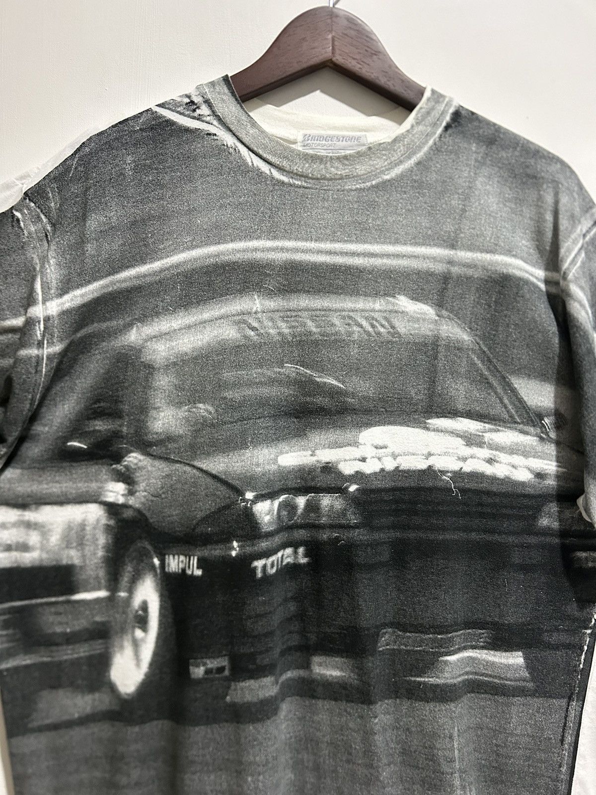 Vintage Vintage Bridgestone Nissan Skyline R32 Grand Prix 90s Tee Size US XL / EU 56 / 4 - 2 Thumbnail