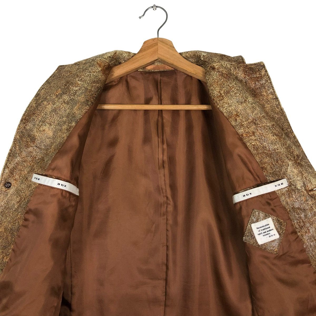 Japanese Brand 🔥RARE VINTAGE LEATHER BIKER JACKET ABX ISSEY MIYAKE Size US M / EU 48-50 / 2 - 14 Thumbnail
