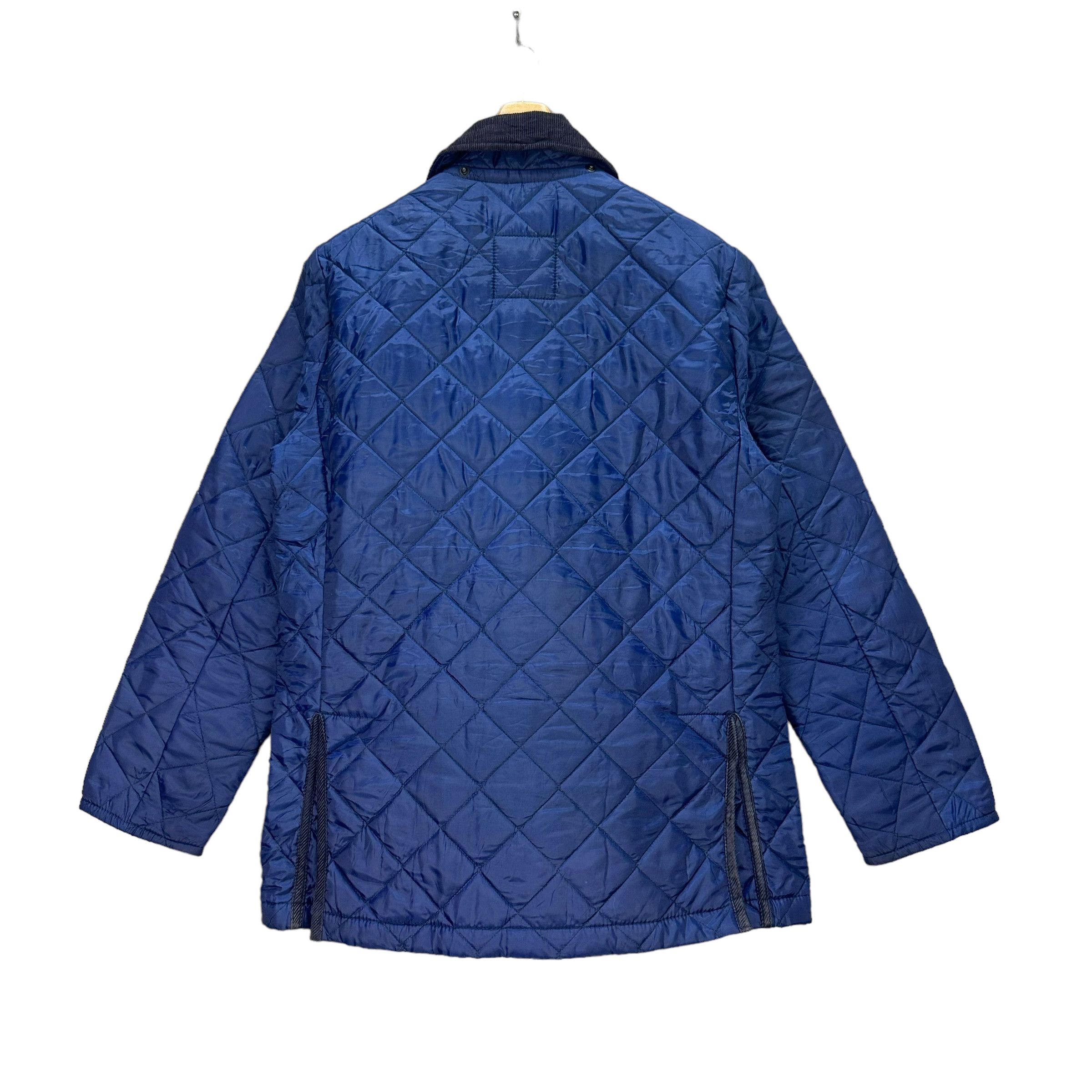 LAVENHAM X PAUL SMITH BLUE QUILTED JACKET #7647-160