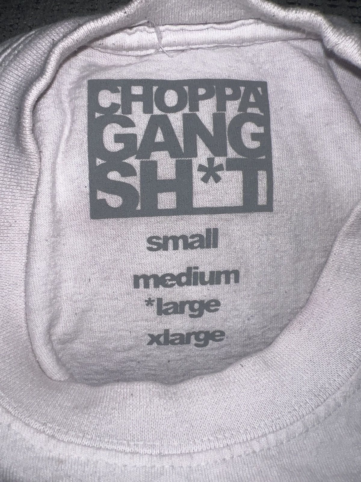 Hypebeast Choppa Gang For Those Who Come From Nuthin’ Logo Tee Size US L / EU 52-54 / 3 - 6 Thumbnail