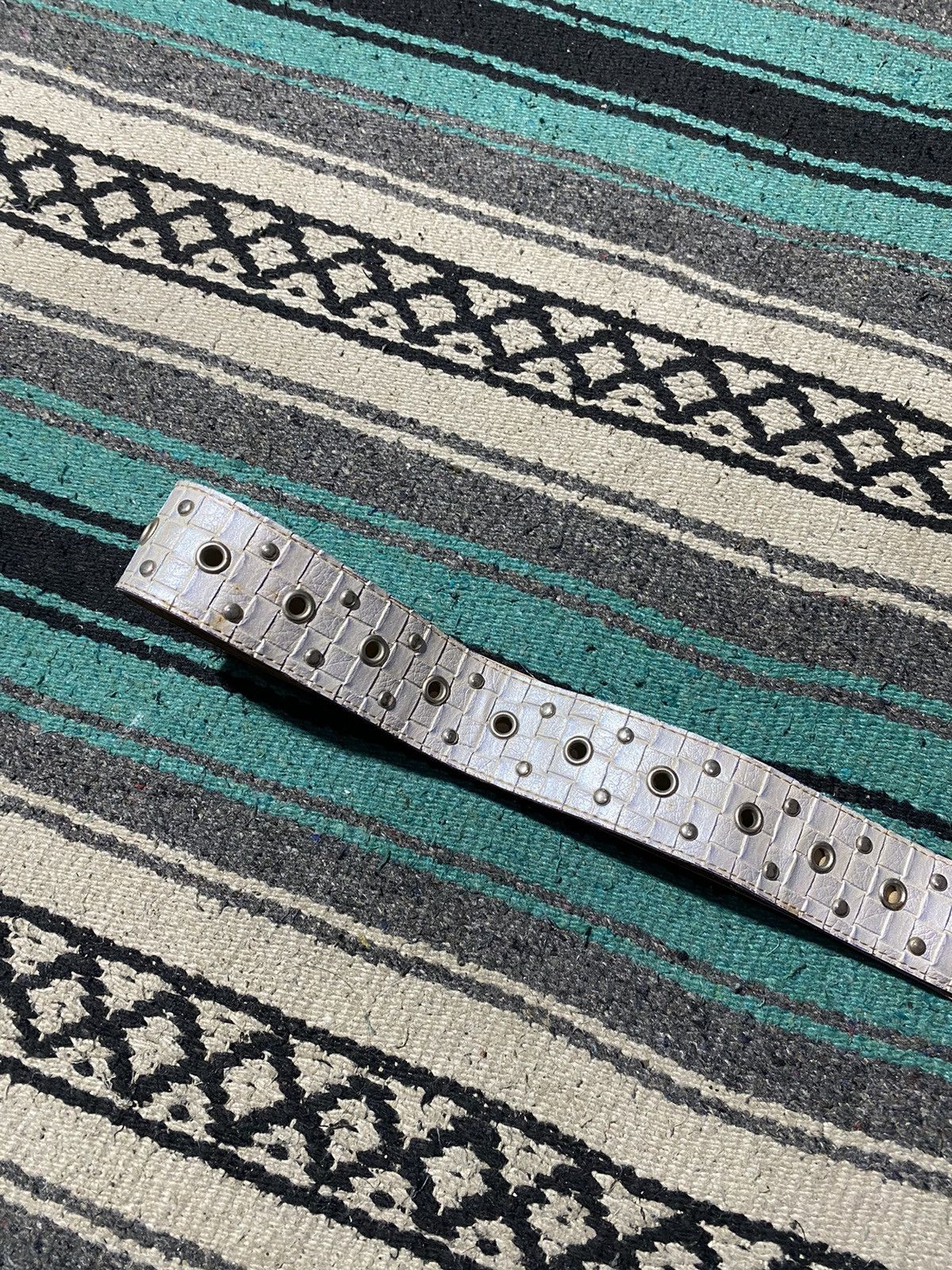 If Six Was Nine 2000s Unknown - Studded Pattern Belt Size ONE SIZE - 5 Thumbnail