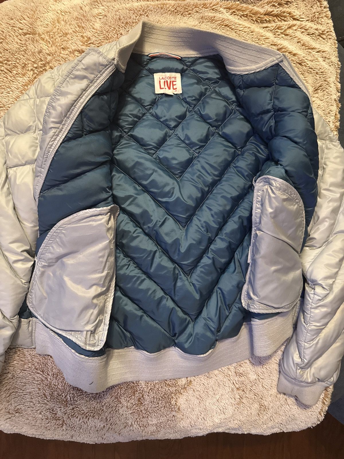 Lacoste Lacoste Quilted bomber jacket Size US M / EU 48-50 / 2 - 5 Thumbnail