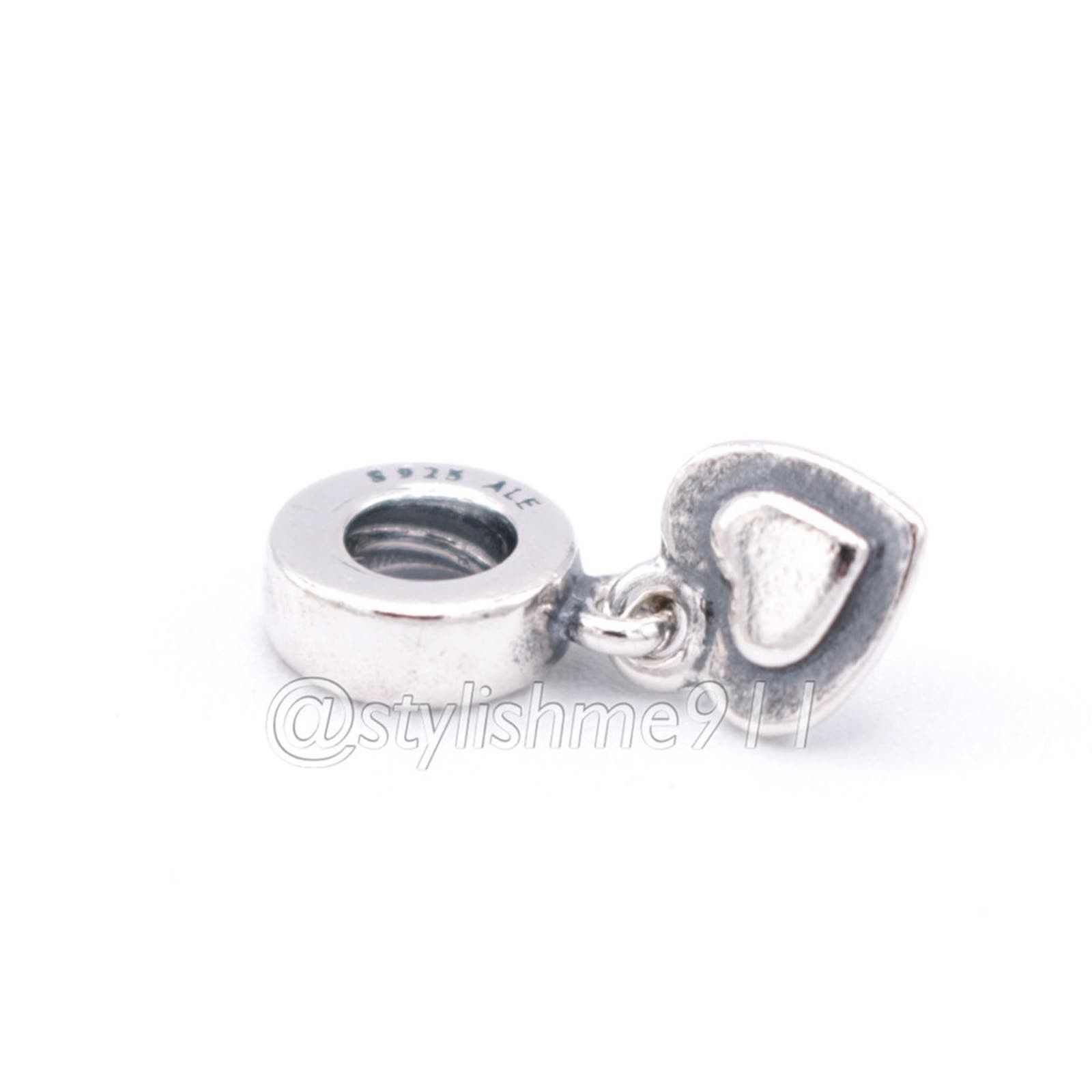 pandora Authentic PANDORA Silver Heart Dangle - 790373 Size ONE SIZE - 6 Thumbnail