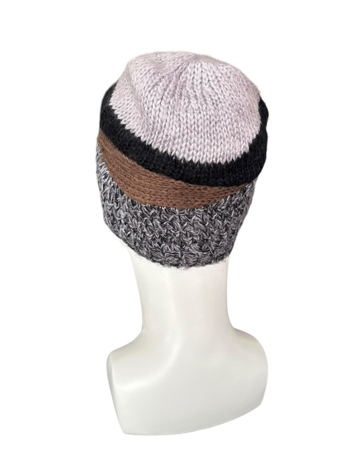 Japanese Brand × Kapital × Vintage Crochet Knitted Handmade Rare Design Beanie Hats☠️☠️ Size ONE SIZE - 4 Thumbnail