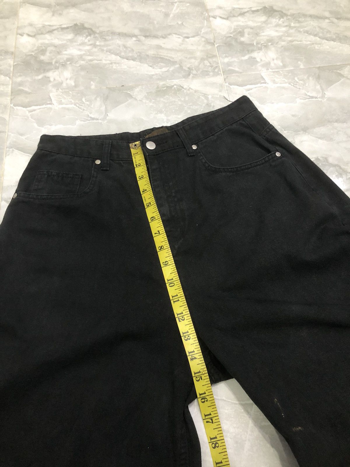 Yohji Yamamoto 1ONE Balloon Jeans Seoul Archive Avant-Garde Denim Size US 30 / EU 46 - 16 Thumbnail