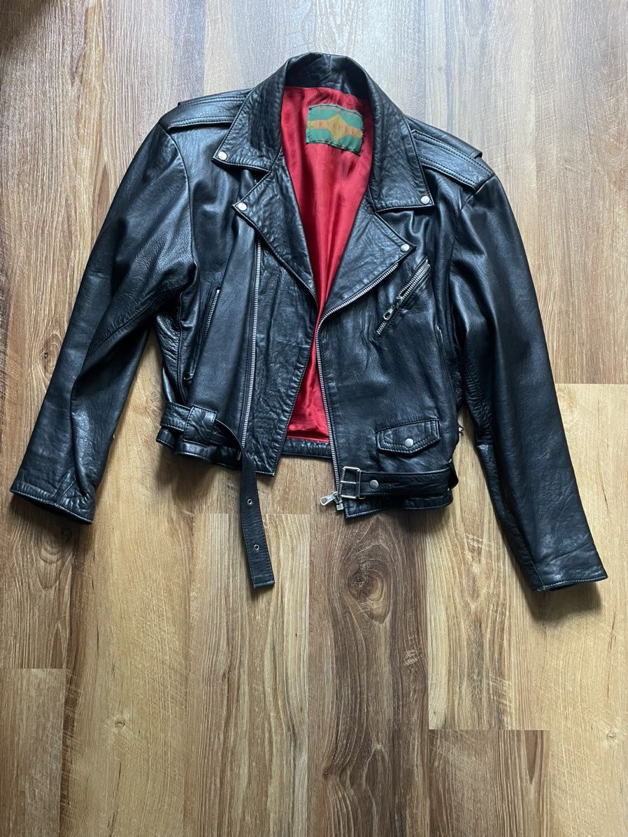 Vera Pelle Vera Pelle Moto Jacket Size L / US 10 / IT 46 - 1 Thumbnail