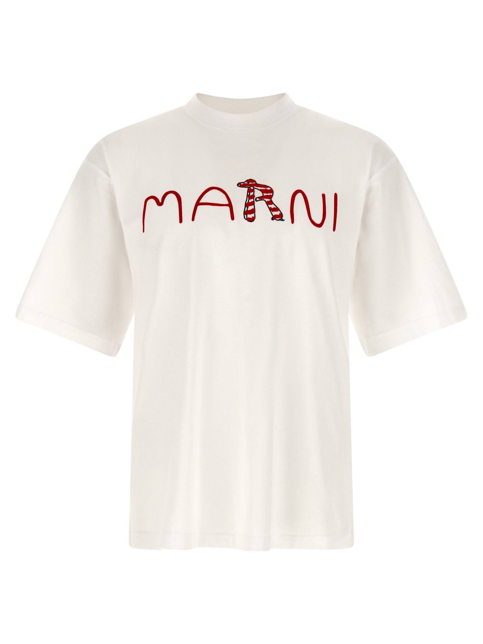 Marni Logo T-Shirt Size US L / EU 52-54 / 3 - 1 Thumbnail