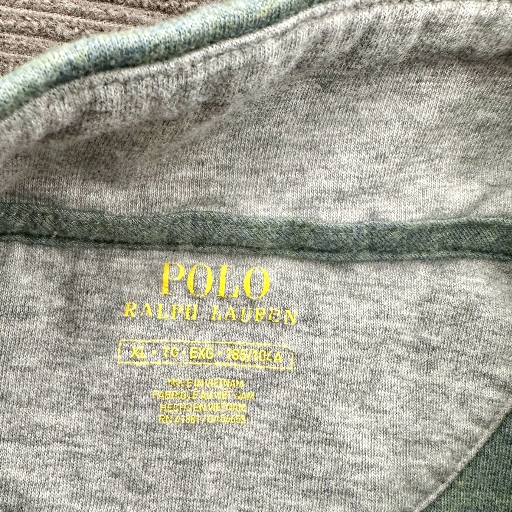 Ralph Lauren Polo Ralph Lauren Sweater Men XL Green Cotton Long Sleeve Mock Neck 1/4 Zip Preppy Polo Ralph Lauren Size US XL / EU 56 / 4 - 3 Thumbnail