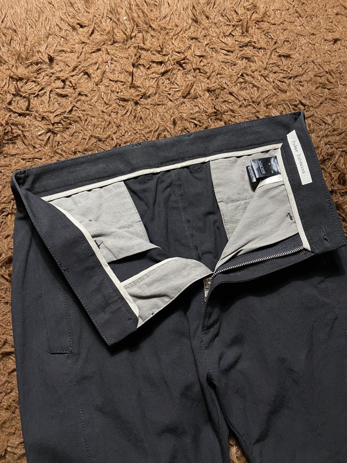 Poeme Bohemien POEME BOHEMIEN FW/13-14 DETAILED ANKLE ZIP PANTS Size US 44 / EU 60 - 8 Thumbnail