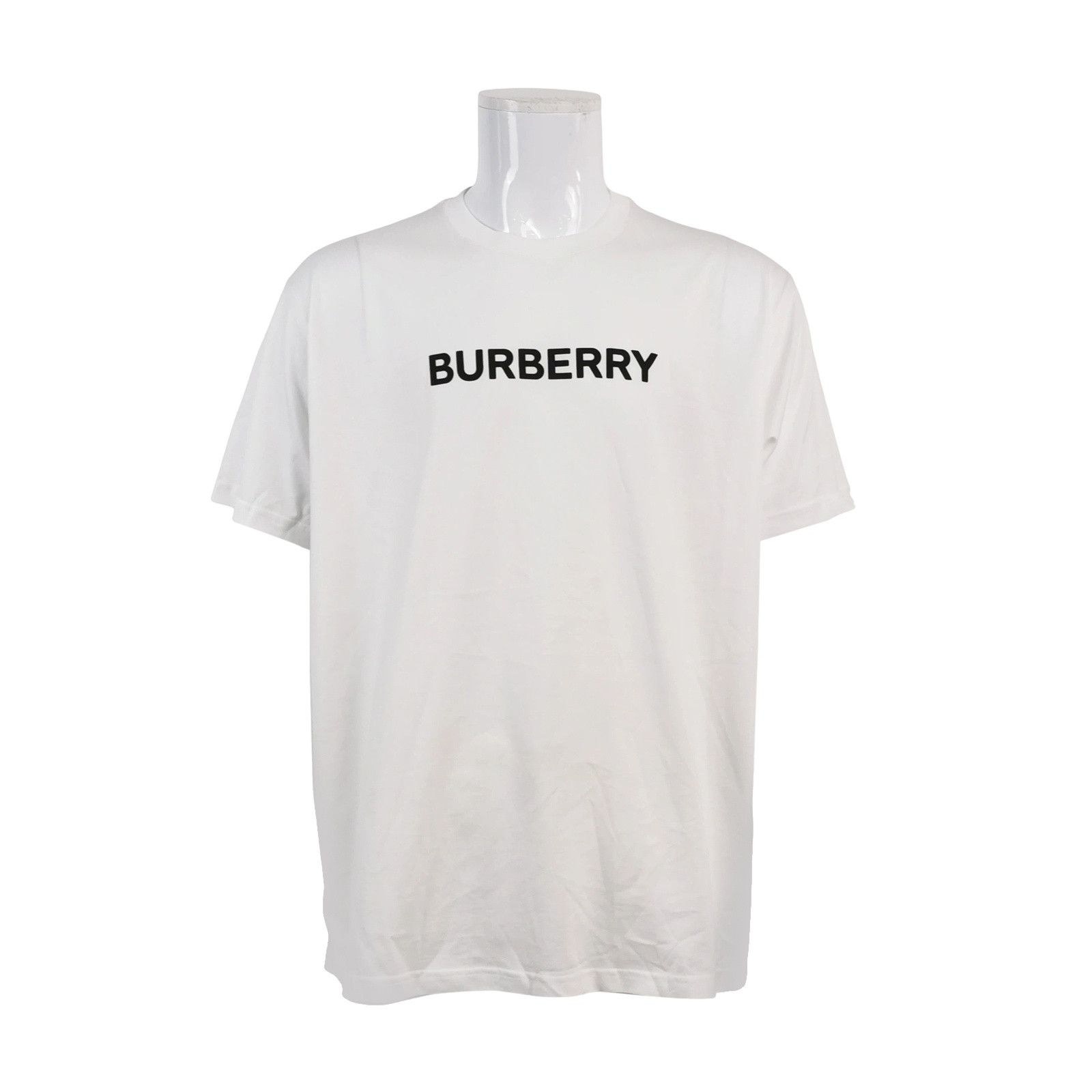 Burberry Burberry Logo Print Cotton T-Shirt White Size L Size US L / EU 52-54 / 3 - 1 Thumbnail