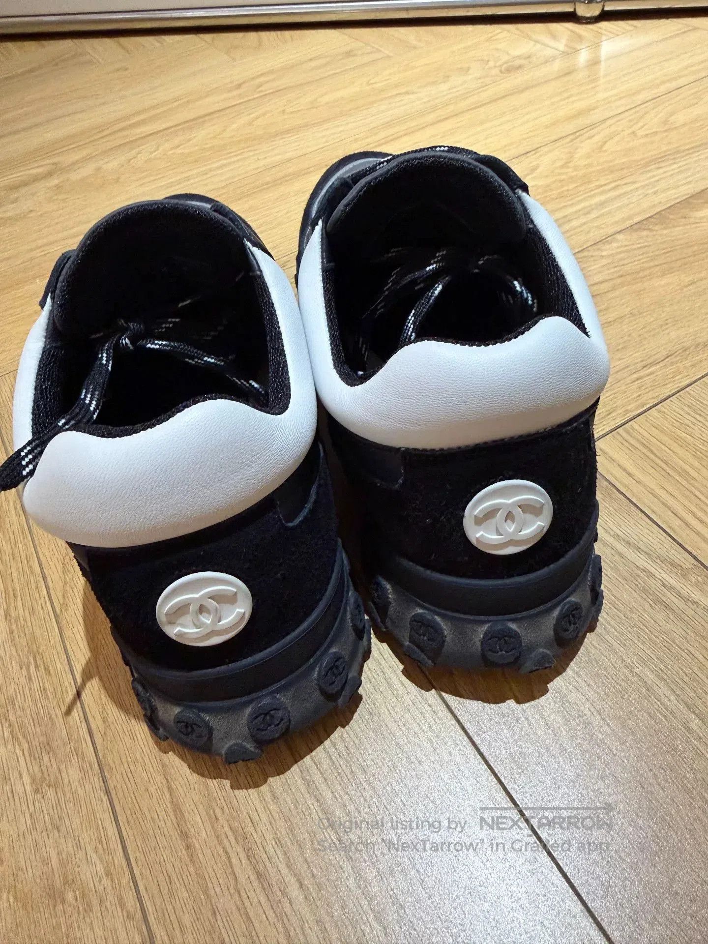 Chanel Chanel Black and White Athletic Sneakers. Size US 9 / EU 42 - 5 Thumbnail